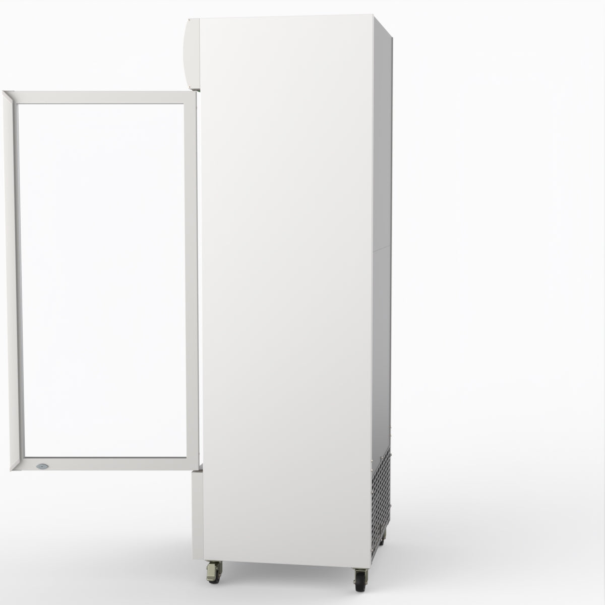 Thermaster 540L Single Glass Door Colourbond Upright Drink Fridge White LG-540P