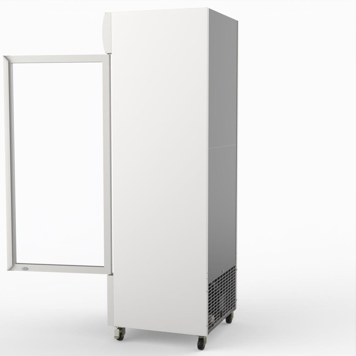 Thermaster 540L Single Glass Door Colourbond Upright Drink Fridge White LG-540P