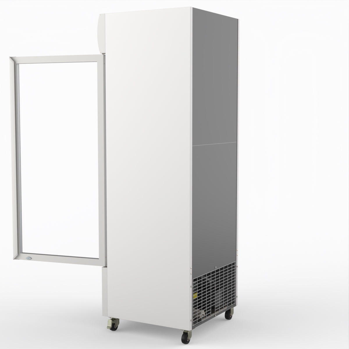 Thermaster 540L Single Glass Door Colourbond Upright Drink Fridge White LG-540P