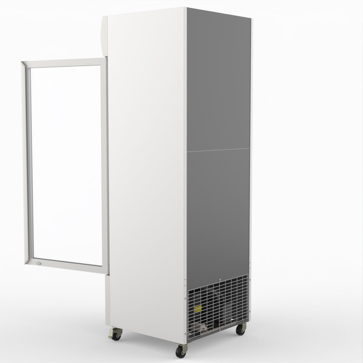 Thermaster 540L Single Glass Door Colourbond Upright Drink Fridge White LG-540P