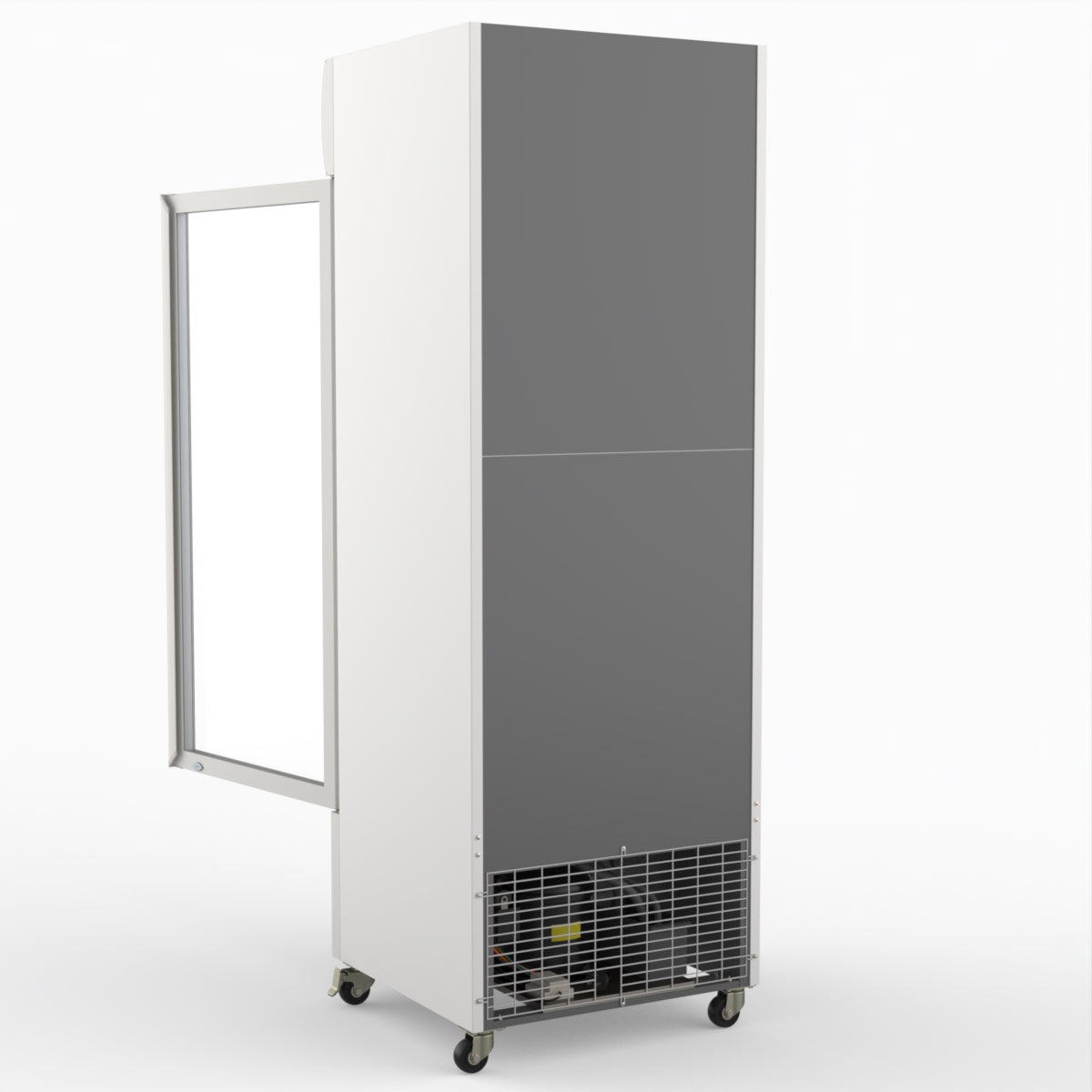 Thermaster 540L Single Glass Door Colourbond Upright Drink Fridge White LG-540P