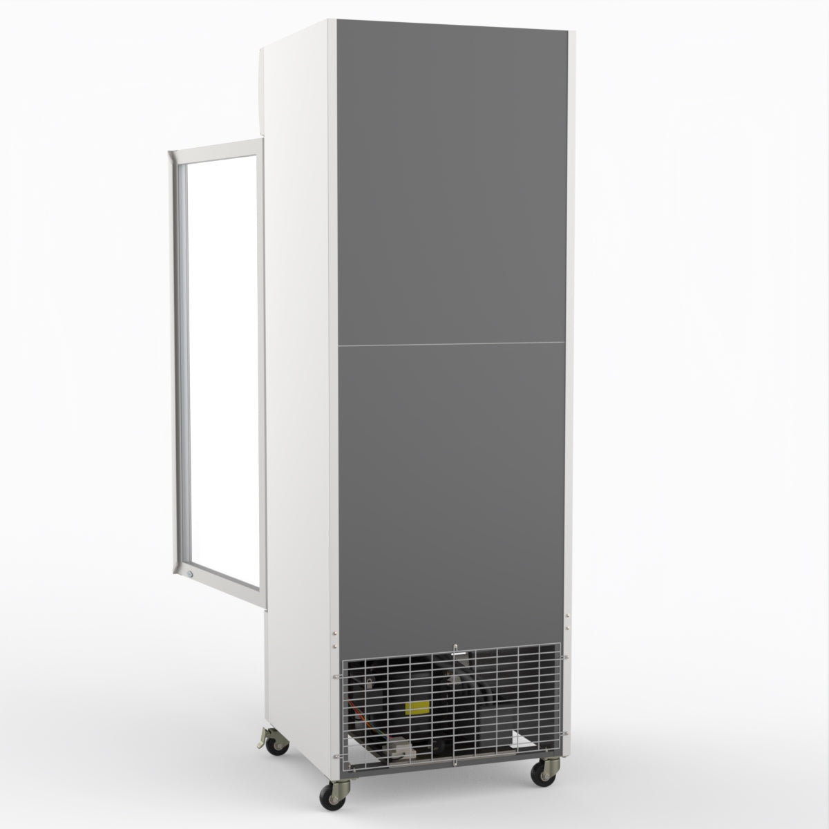 Thermaster 540L Single Glass Door Colourbond Upright Drink Fridge White LG-540P