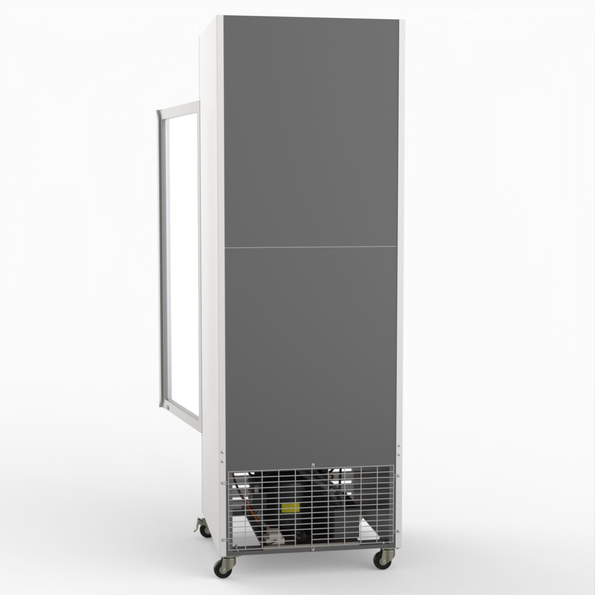 Thermaster 540L Single Glass Door Colourbond Upright Drink Fridge White LG-540P