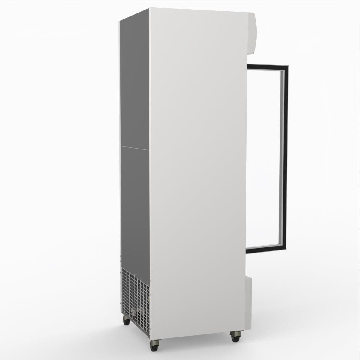 Thermaster 540L Single Glass Door Colourbond Upright Drink Fridge White LG-540P