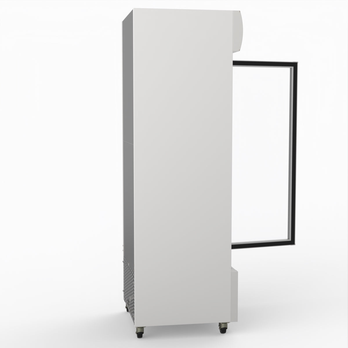 Thermaster 540L Single Glass Door Colourbond Upright Drink Fridge White LG-540P