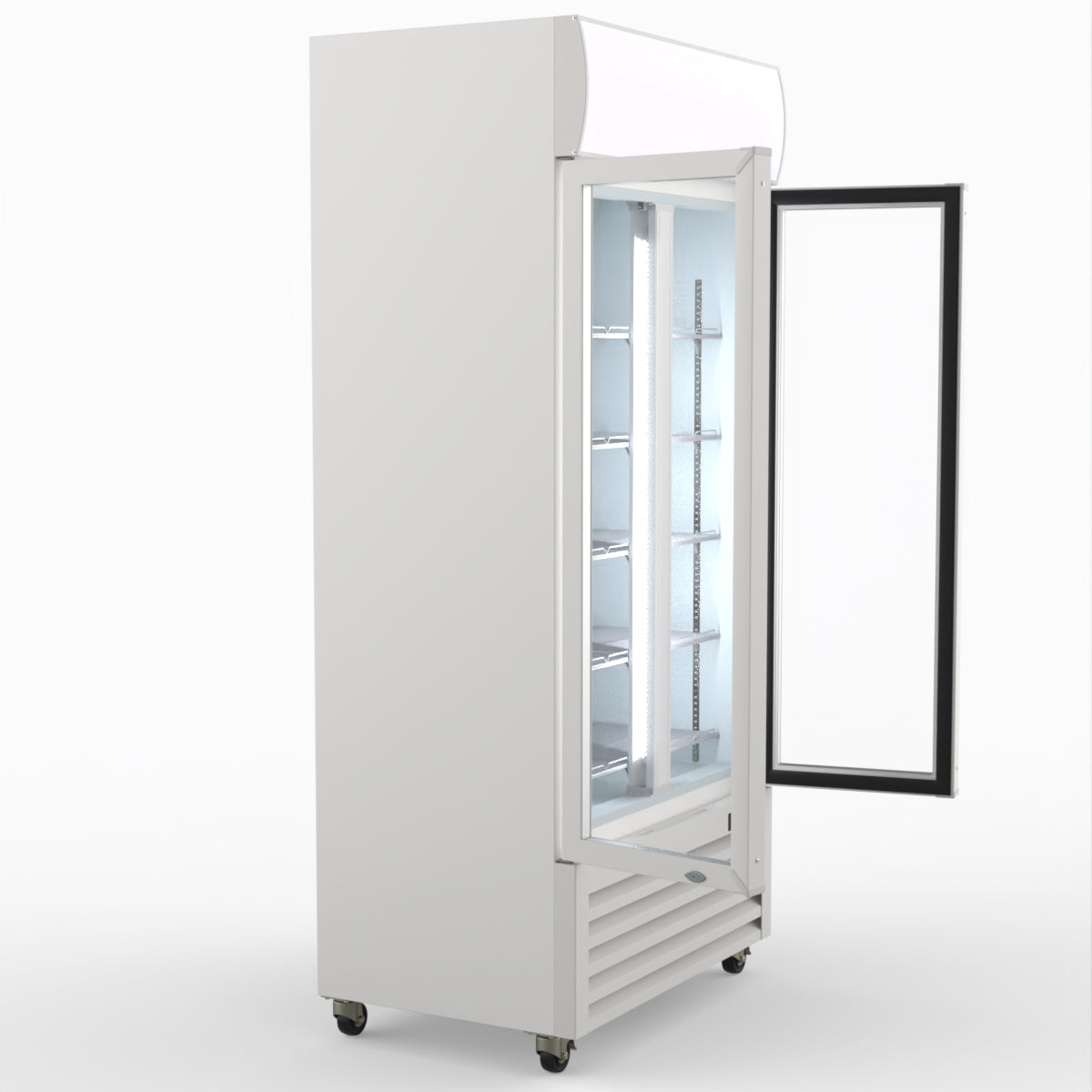 Thermaster 580L Double Glass Door Colourbond Upright Drink Fridge LG-580P