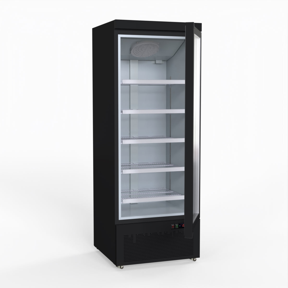 Thermaster Door Supermarket Fridge Black LG-600BGBM