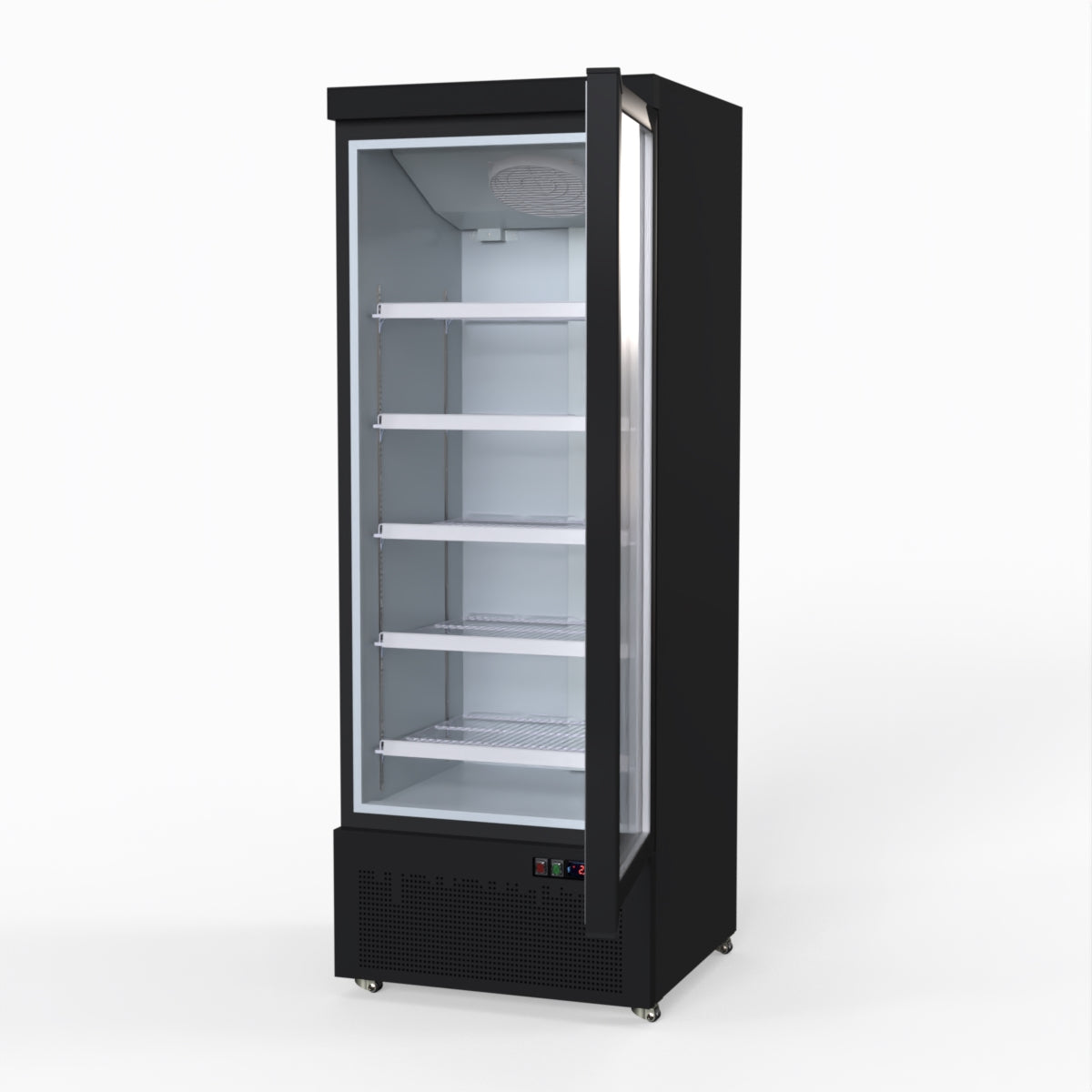 Thermaster Door Supermarket Fridge Black LG-600BGBM