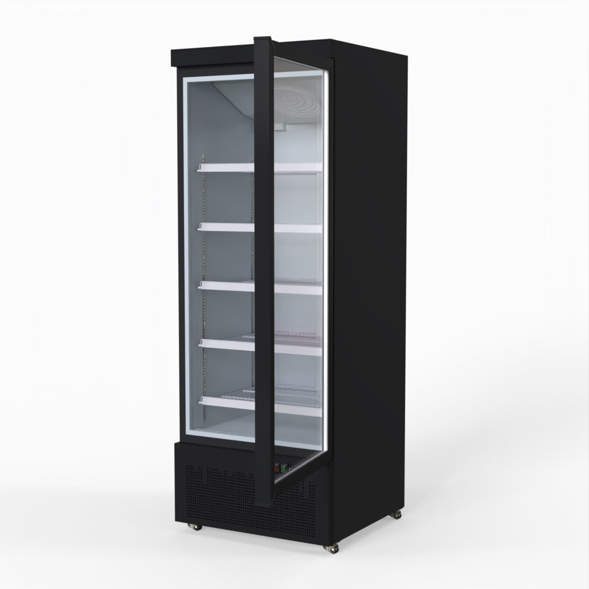 Thermaster Door Supermarket Fridge Black LG-600BGBM