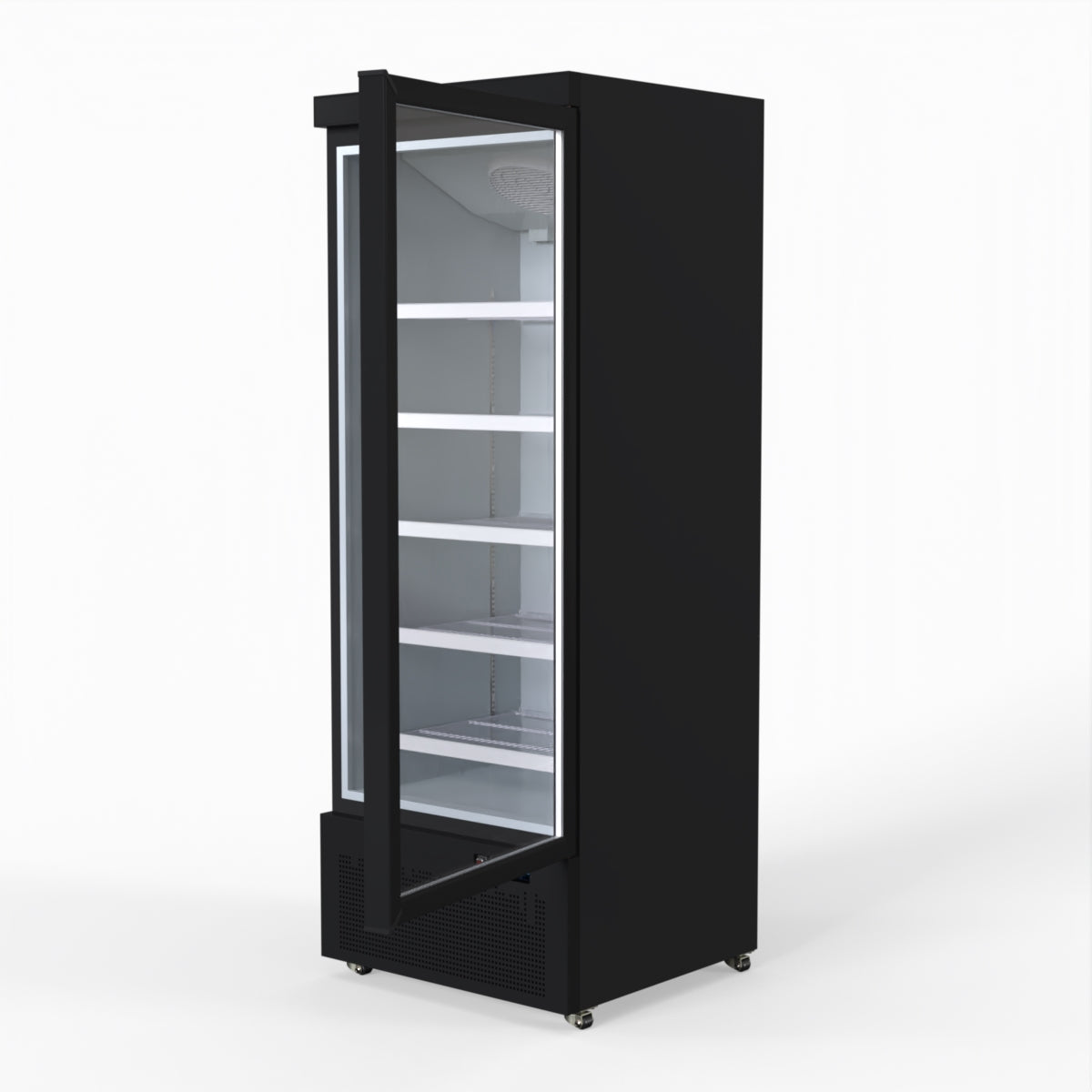 Thermaster Door Supermarket Fridge Black LG-600BGBM