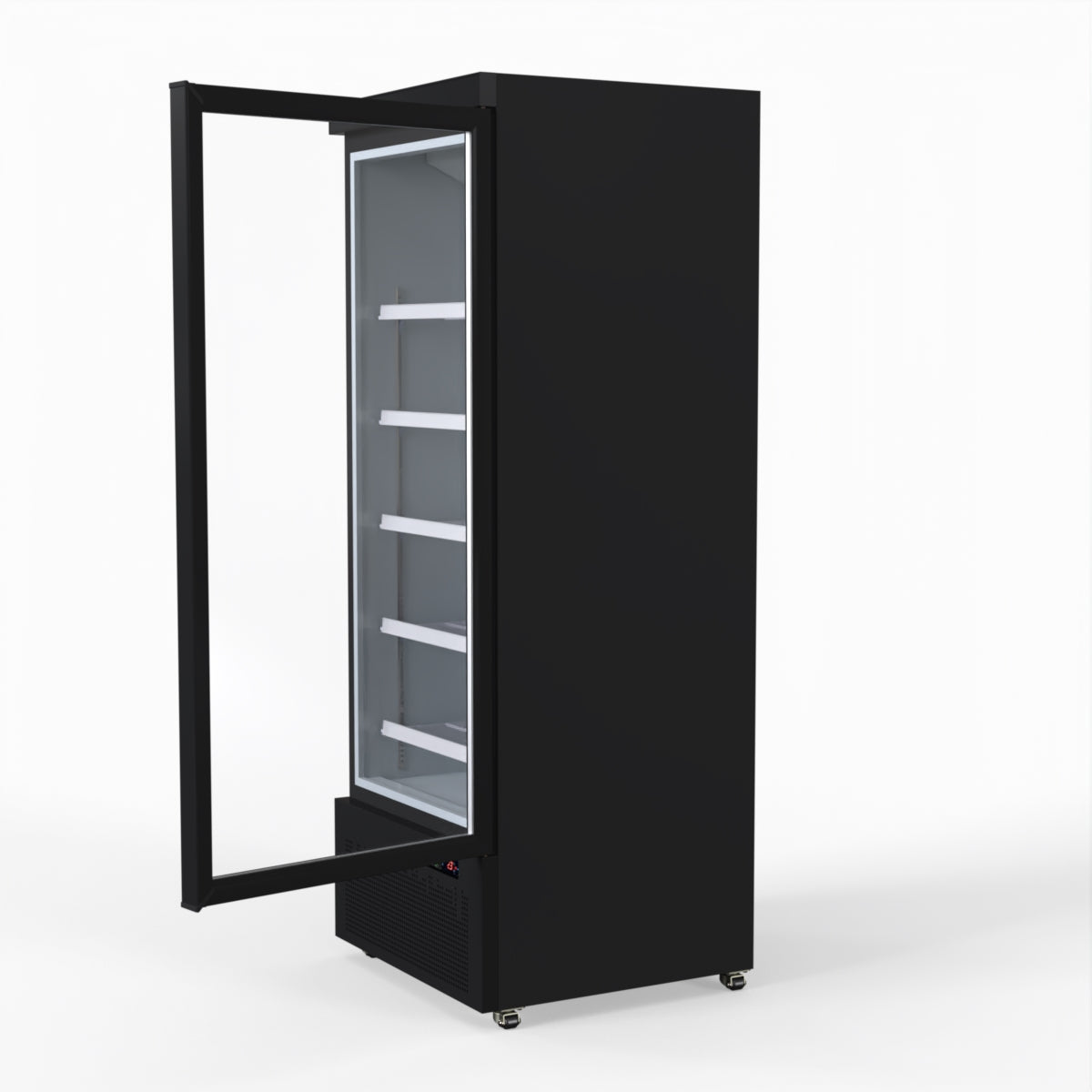 Thermaster Door Supermarket Fridge Black LG-600BGBM