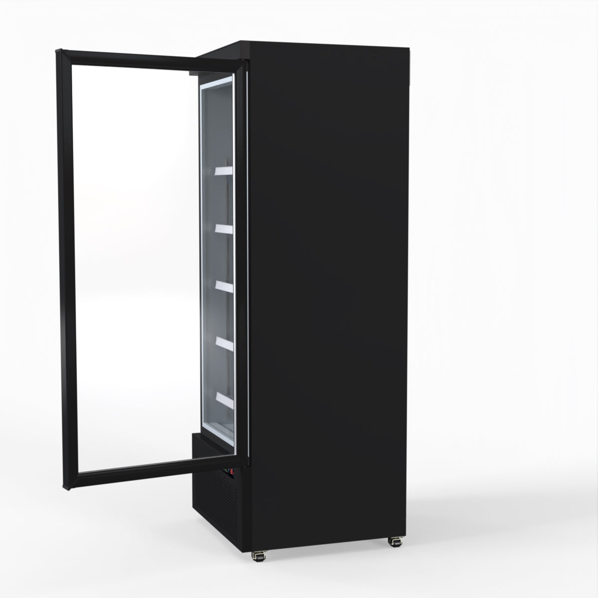Thermaster Door Supermarket Fridge Black LG-600BGBM