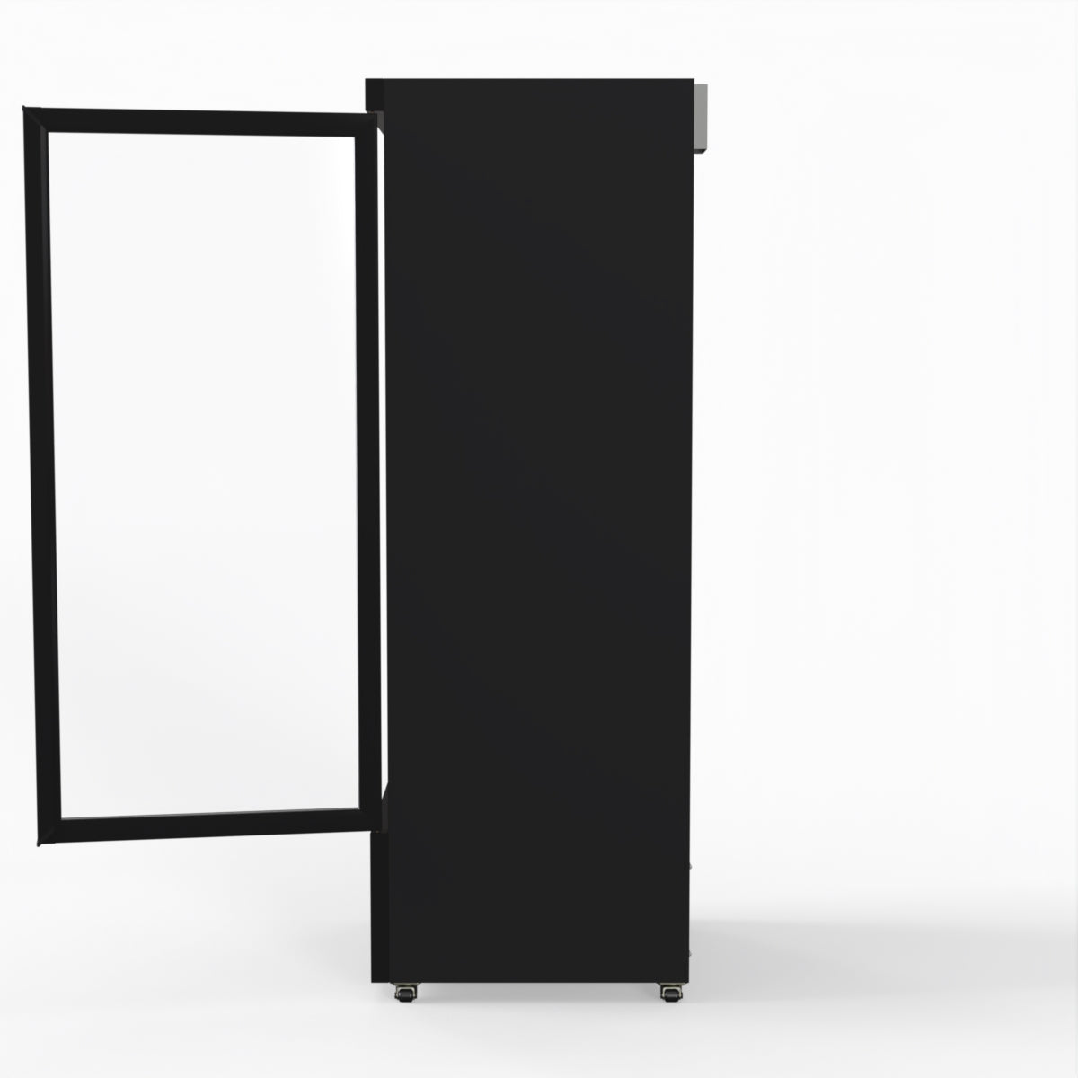 Thermaster Door Supermarket Fridge Black LG-600BGBM