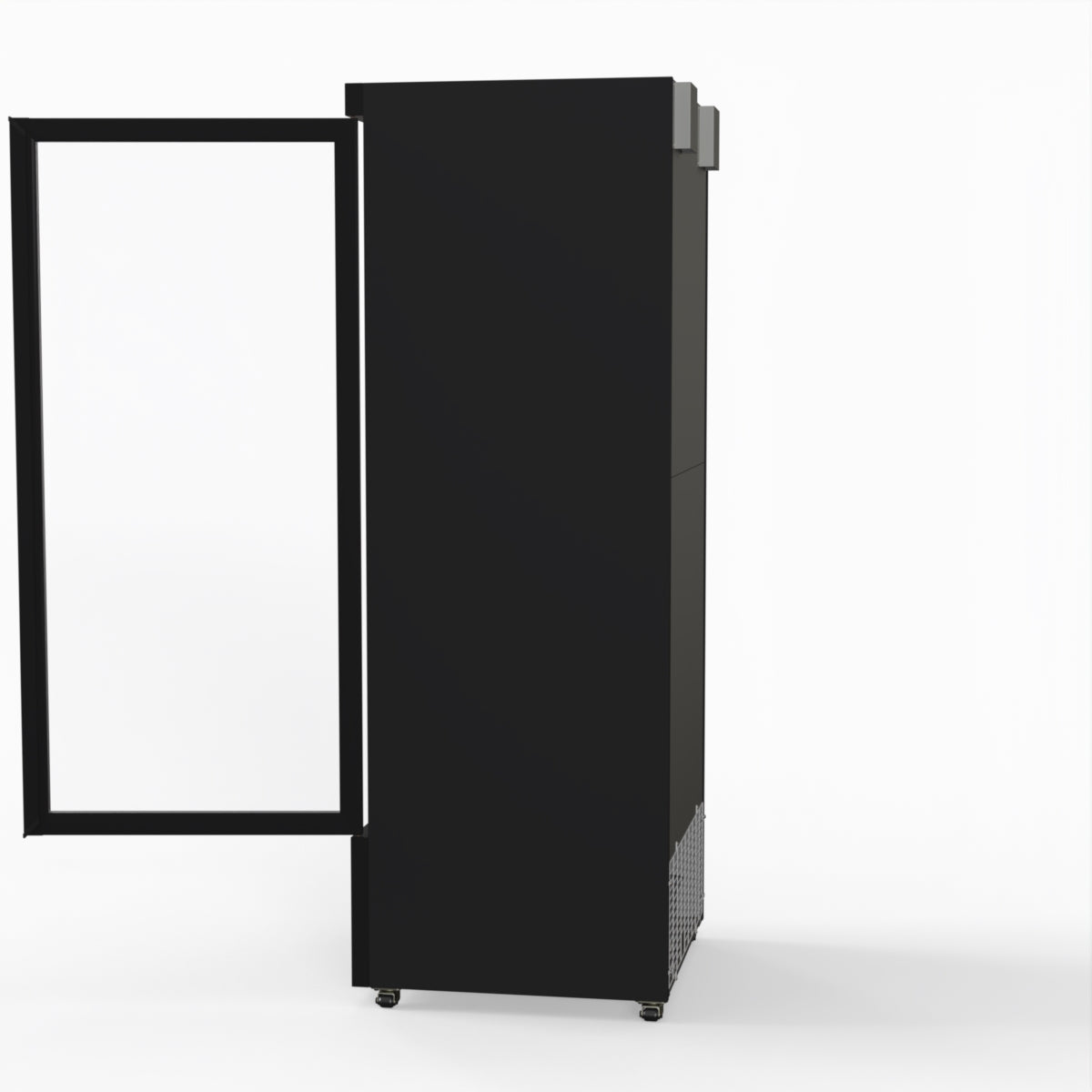 Thermaster Door Supermarket Fridge Black LG-600BGBM