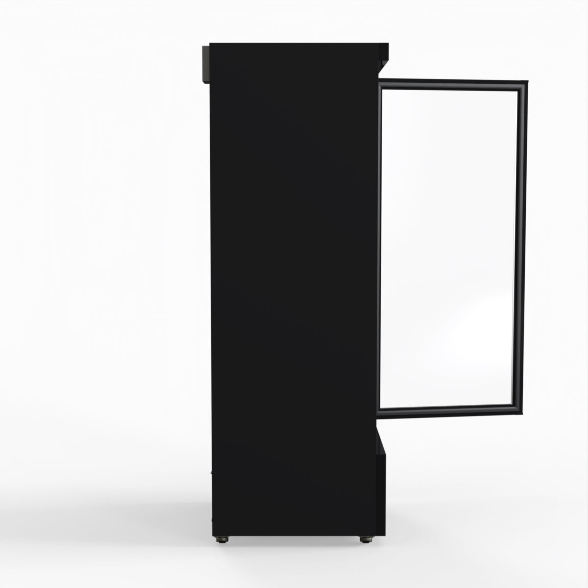Thermaster Door Supermarket Fridge Black LG-600BGBM