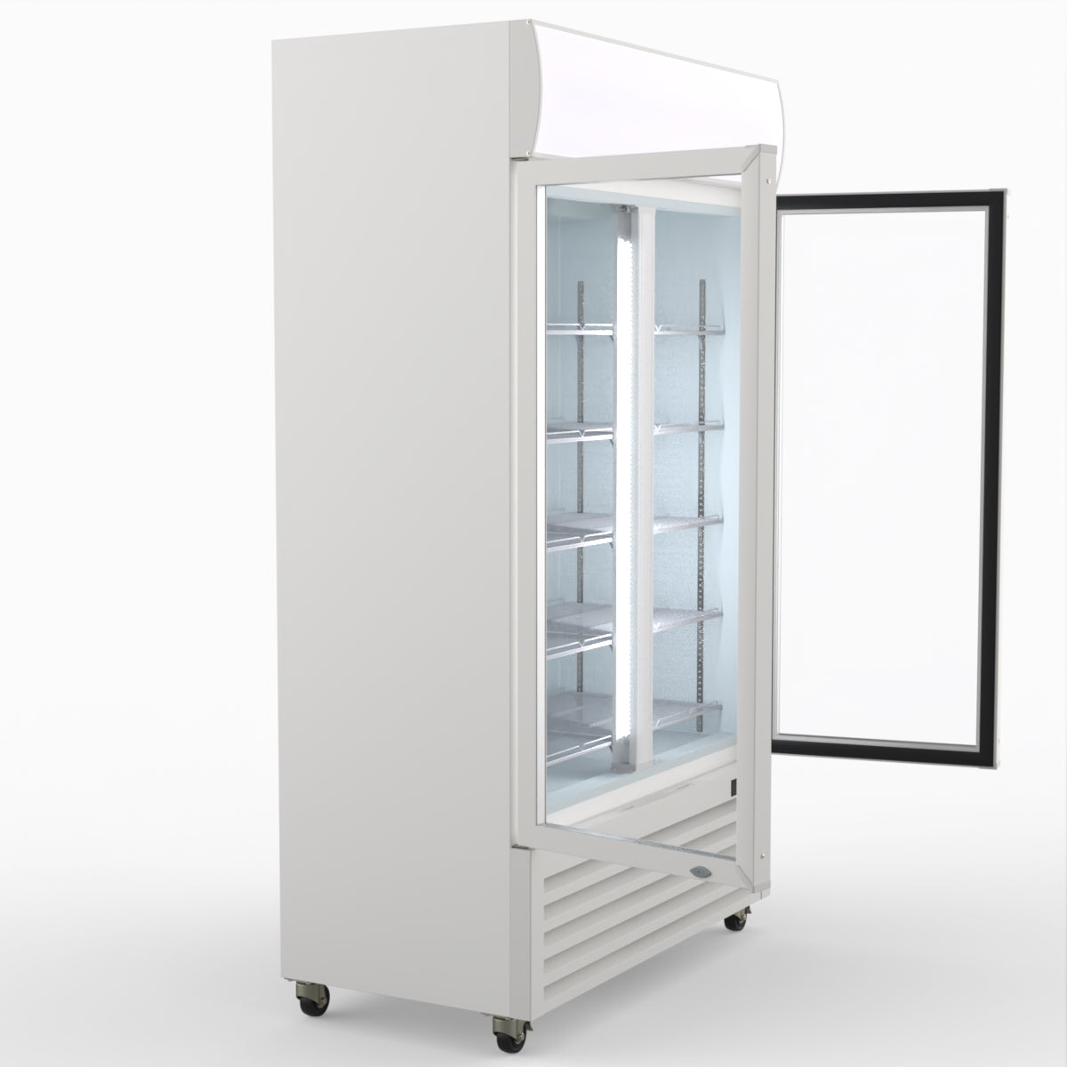 Thermaster 730L Two Glass Door Colourbond Upright Drink Fridge LG-730P