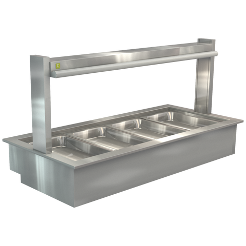 Cossiga Bain Marie Gantry Only with No Glass - LSBM