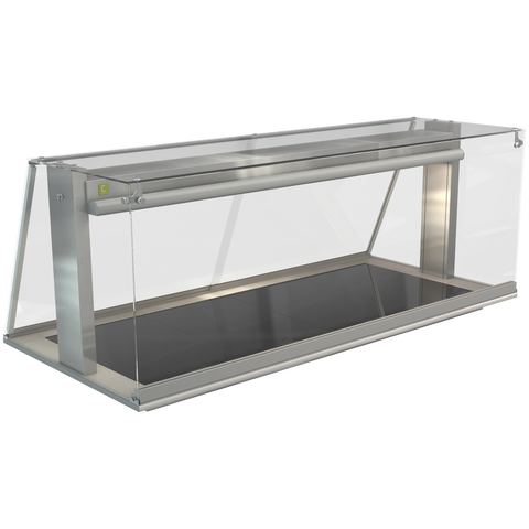 Cossiga Ceramic Hotplate Square Glass Assisted Service with Acrylic Rear Door - LSCM - FS
