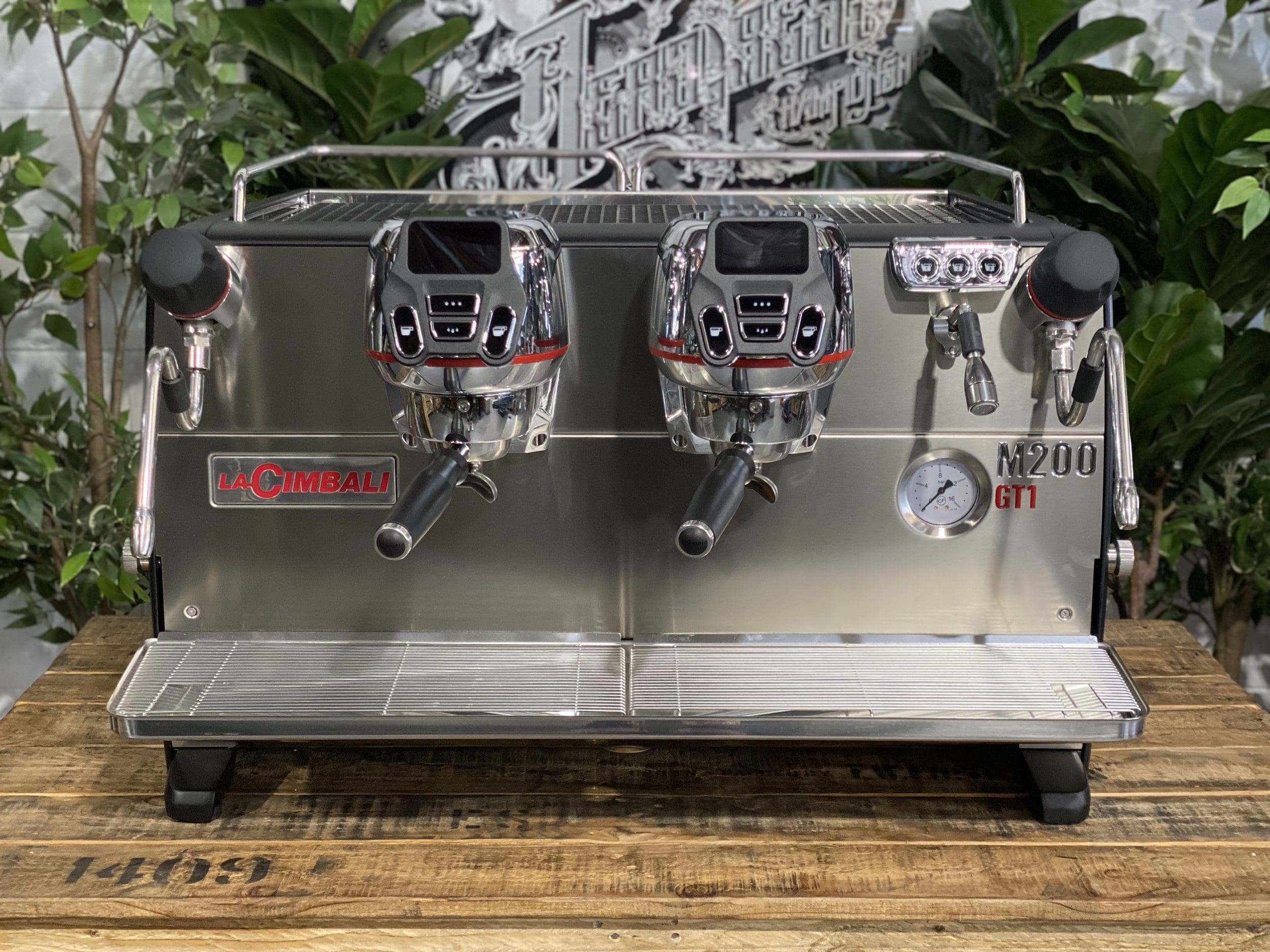 La Cimbali M200 GTI Black, White - 2 Group Commercial Espresso Machine - Red