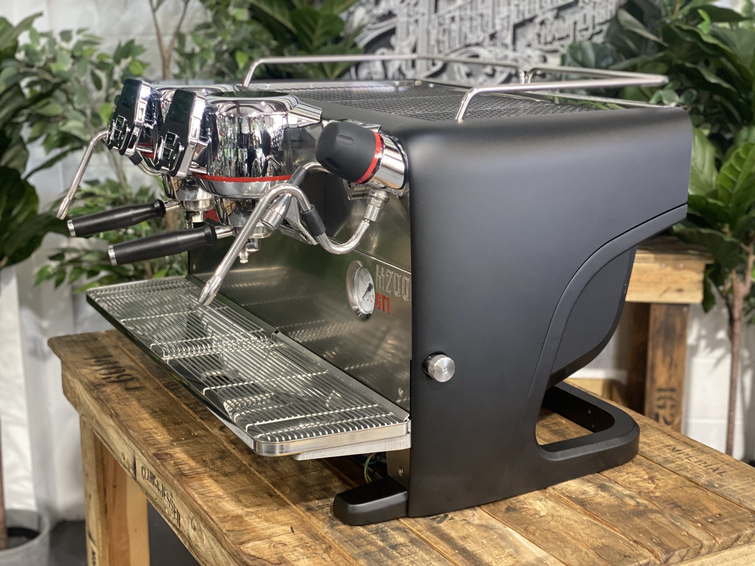 La Cimbali M200 GTI Black, White - 2 Group Commercial Espresso Machine - Red