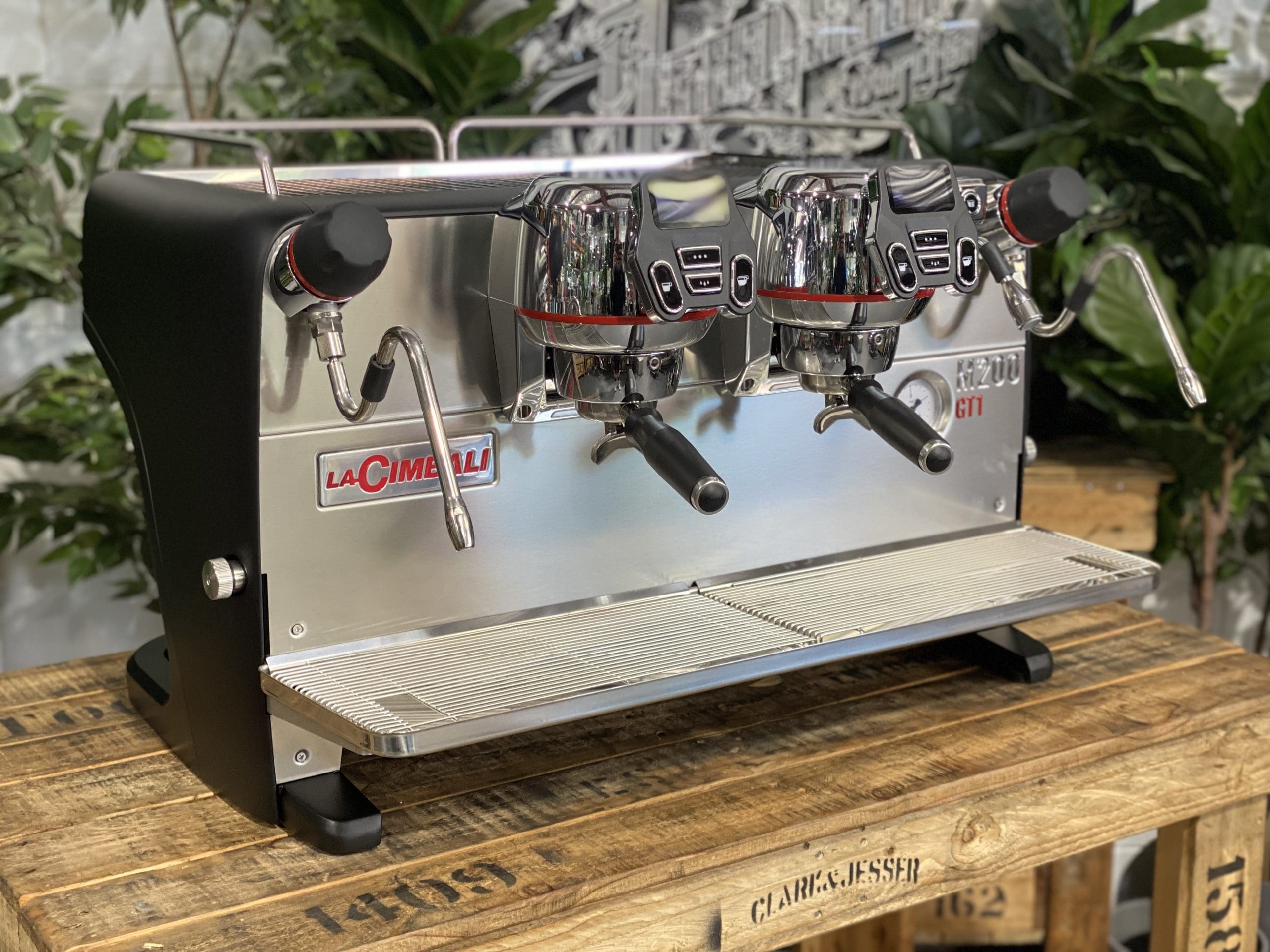 La Cimbali M200 GTI Black - 2 Group Commercial Espresso Machine - Red