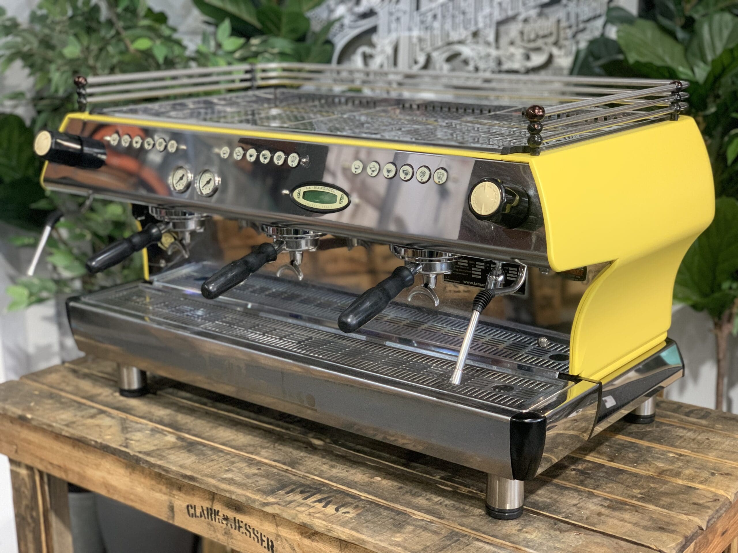 La Marzocco FB80 - 3 Group Commercial Espresso Machine - Yellow