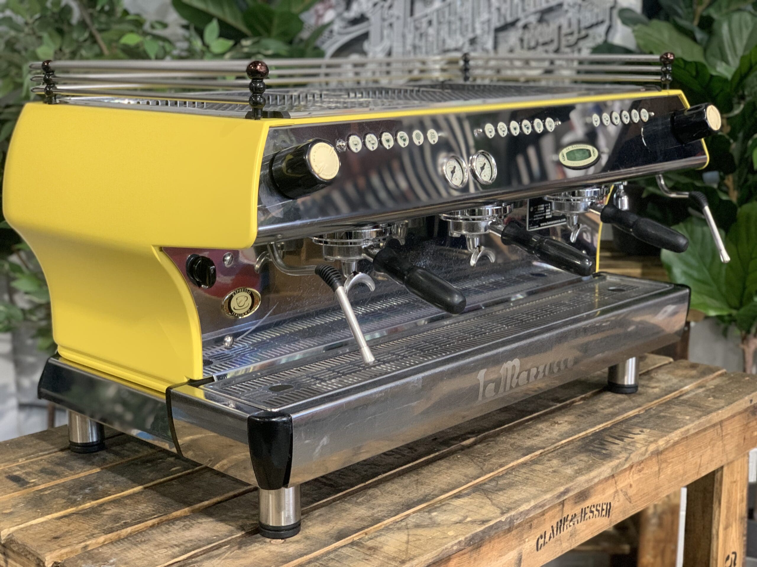 La Marzocco FB80 - 3 Group Commercial Espresso Machine - Yellow