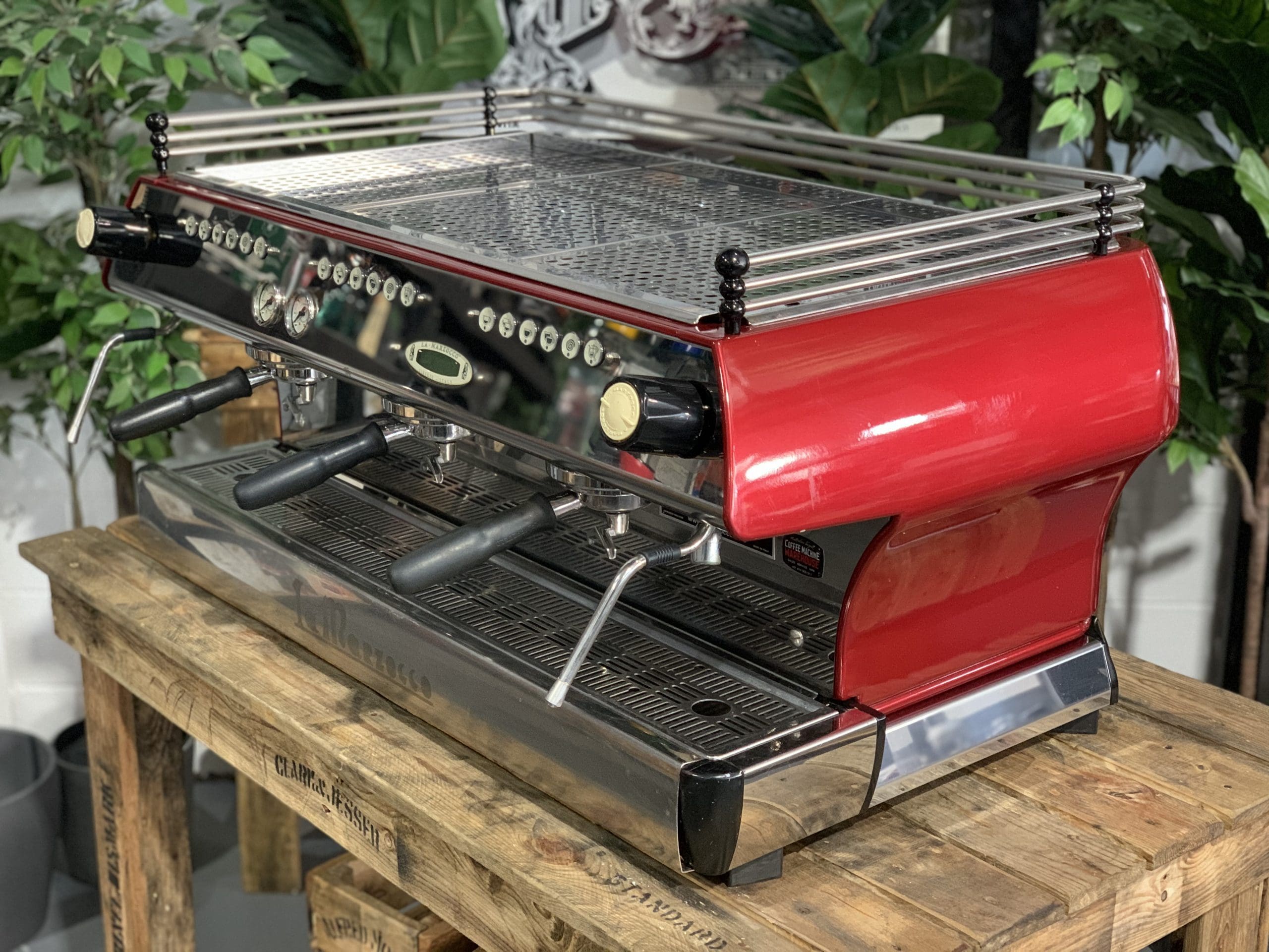 La Marzocco FB80 - 3 Group Commercial Espresso Machine - Red