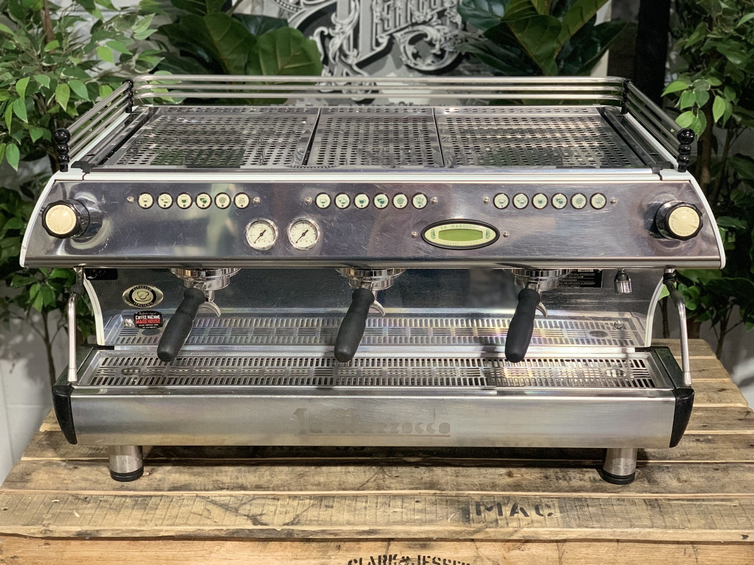 La Marzocco FB80 Pearl - 3 Group Commercial Espresso Machine - White