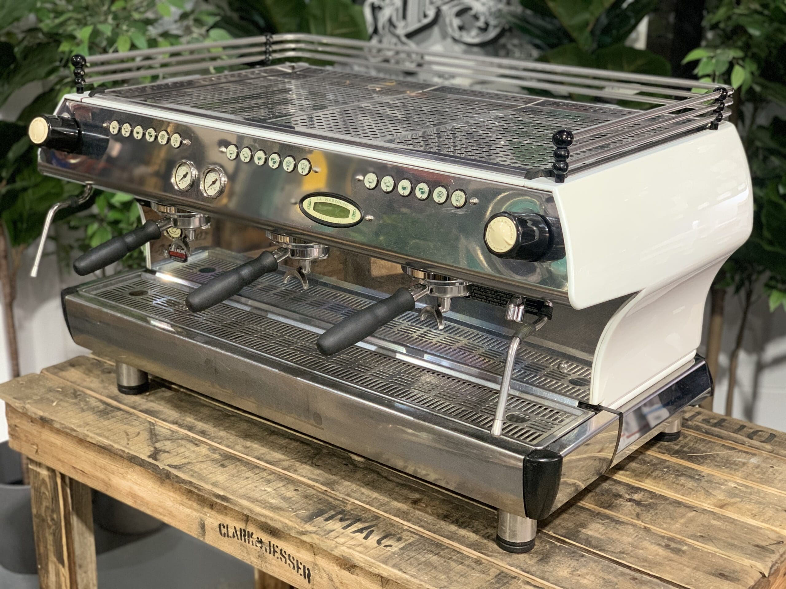 La Marzocco FB80 Pearl - 3 Group Commercial Espresso Machine - White