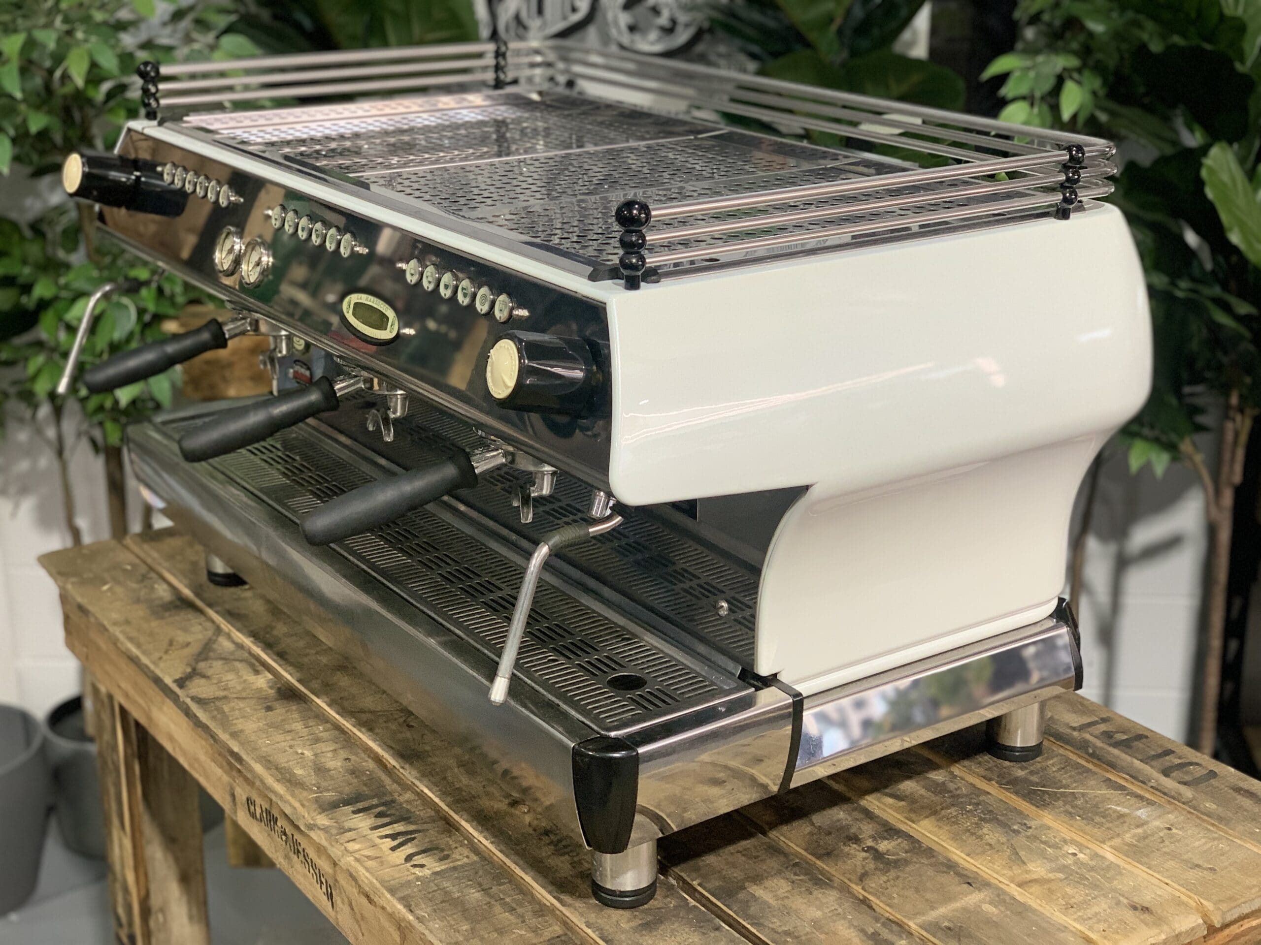 La Marzocco FB80 Pearl - 3 Group Commercial Espresso Machine - White