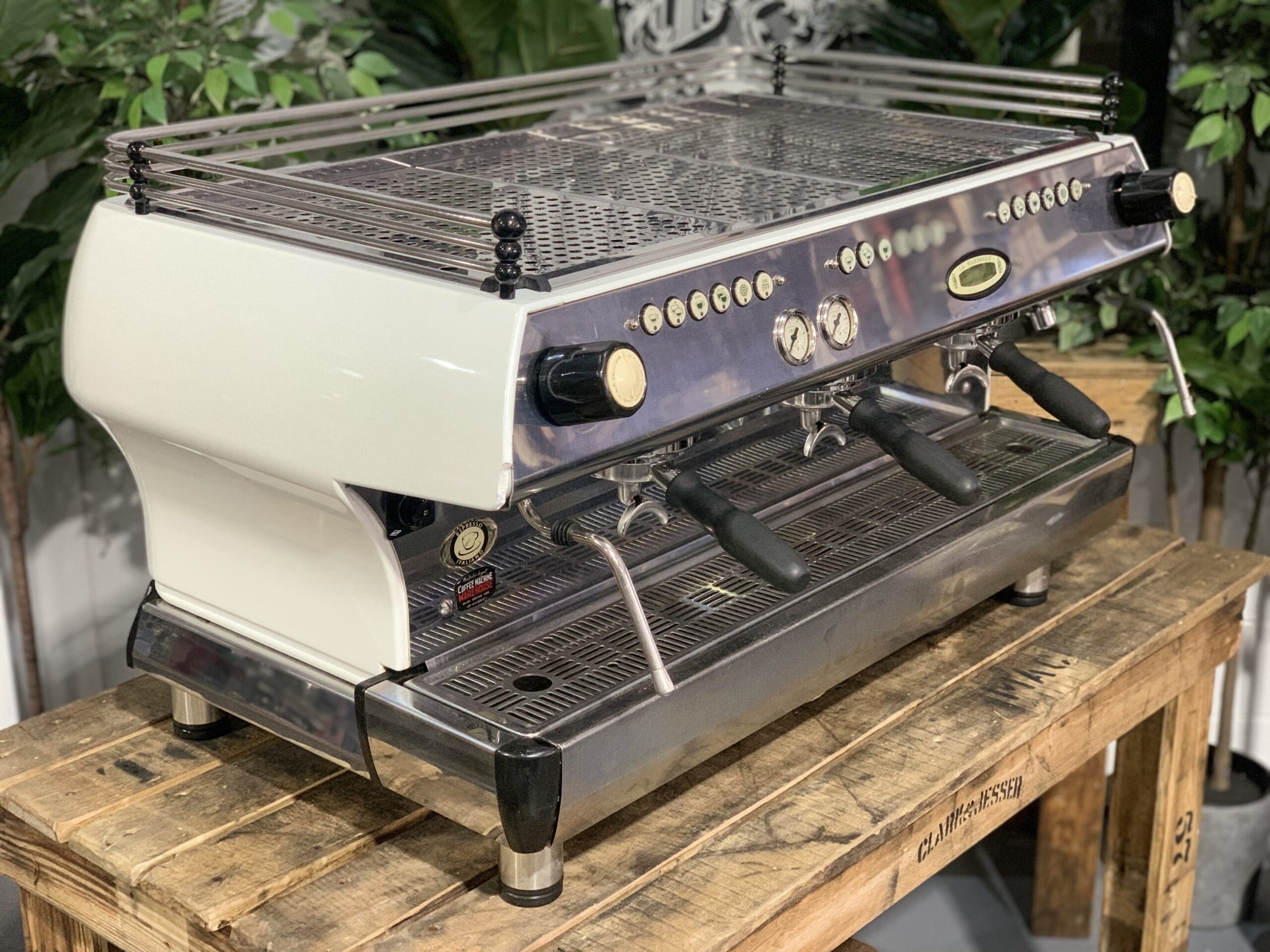 La Marzocco FB80 Pearl - 3 Group Commercial Espresso Machine - White