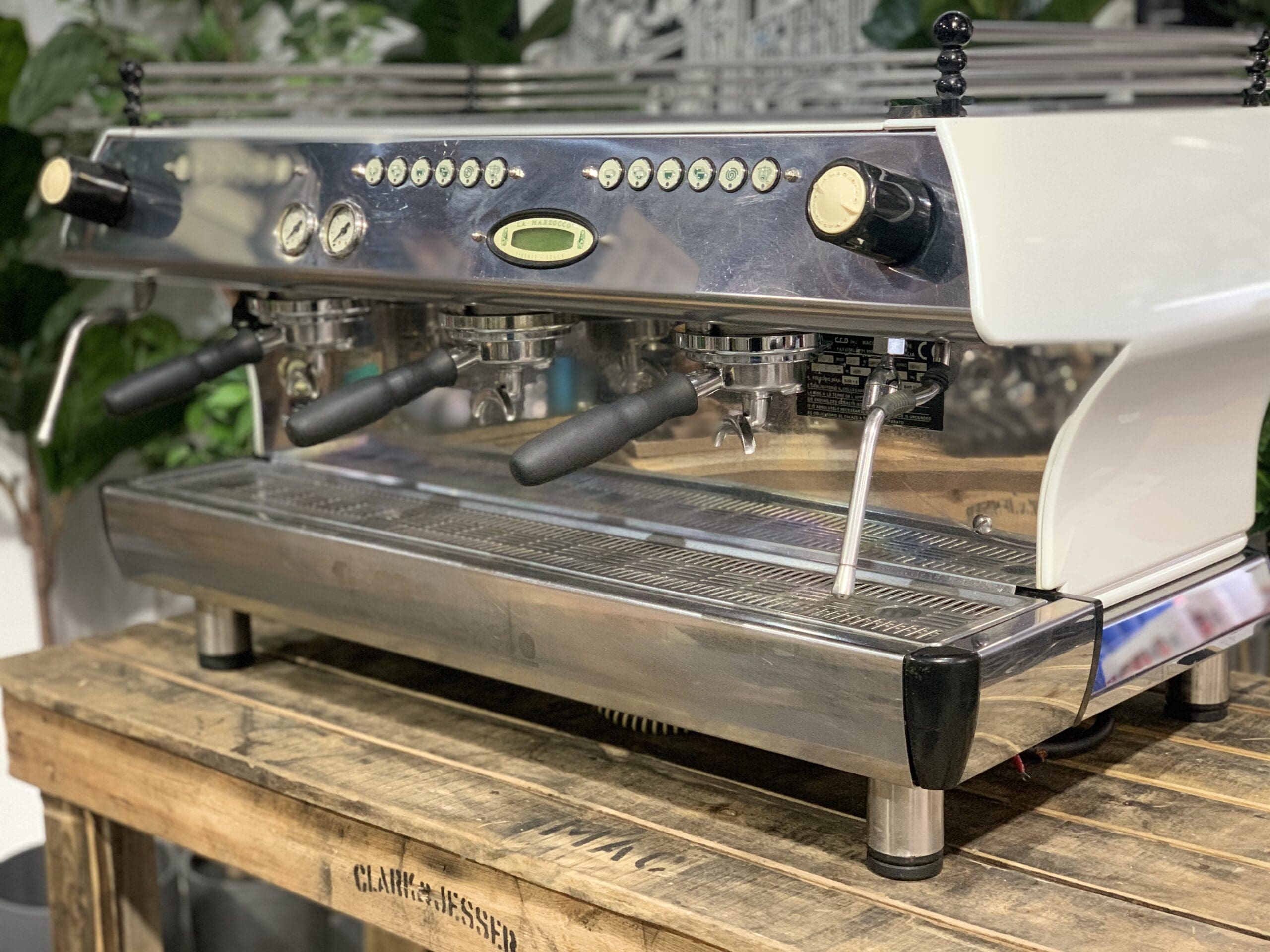 La Marzocco FB80 Pearl - 3 Group Commercial Espresso Machine - White
