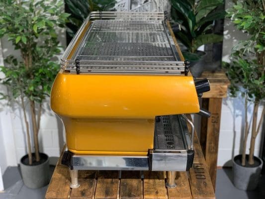 La Marzocco FB80 Yellow - 4 Group Commercial Espresso Machine - Stainless