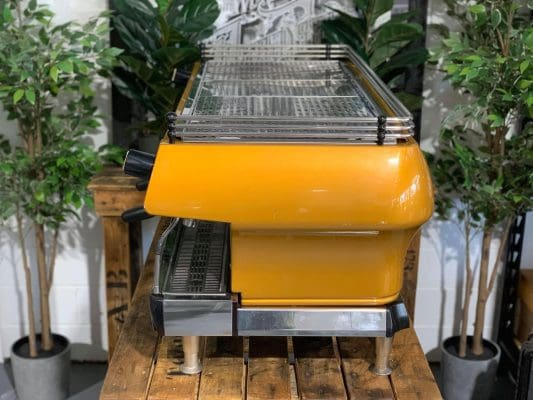 La Marzocco FB80 Yellow - 4 Group Commercial Espresso Machine - Stainless