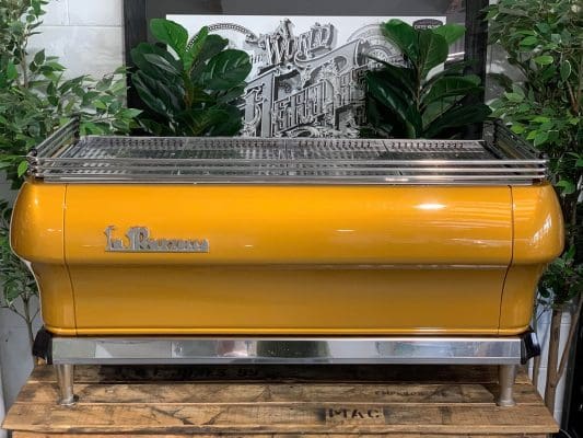 La Marzocco FB80 Yellow - 4 Group Commercial Espresso Machine - Stainless