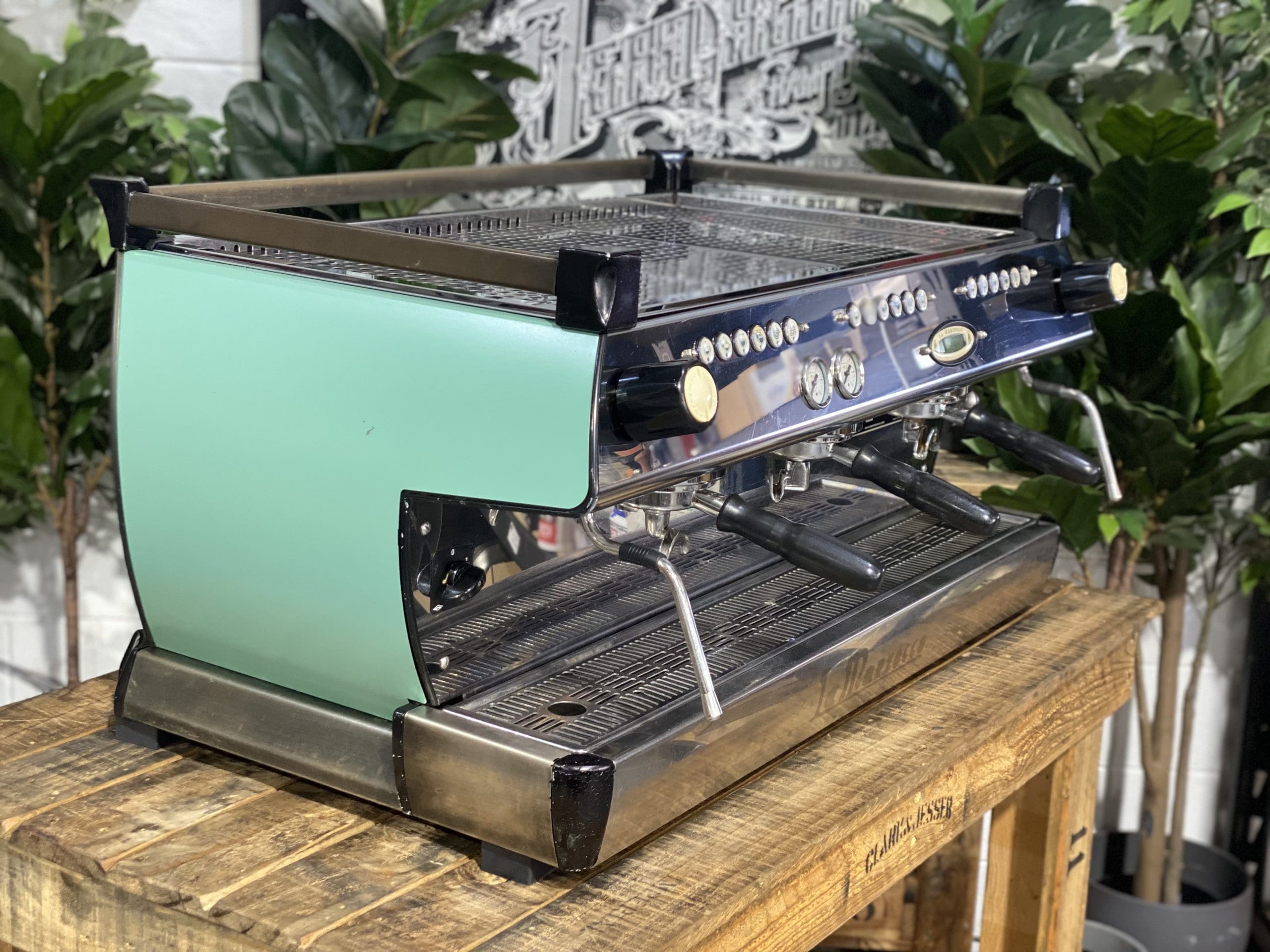 La Marzocco GB5 Duck Egg - 3 Group Commercial Espresso Machine - Blue