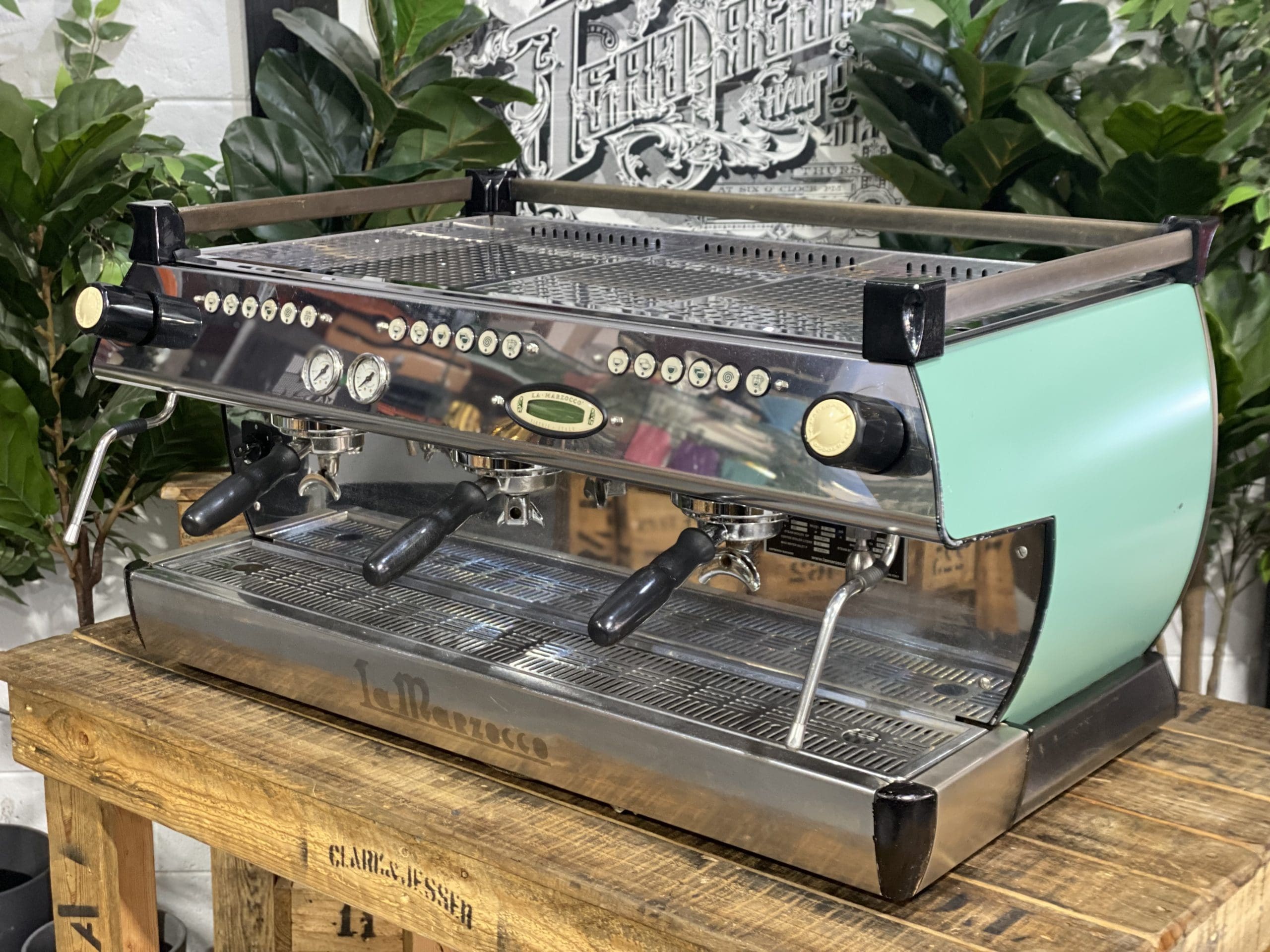 La Marzocco GB5 Duck Egg - 3 Group Commercial Espresso Machine - Blue
