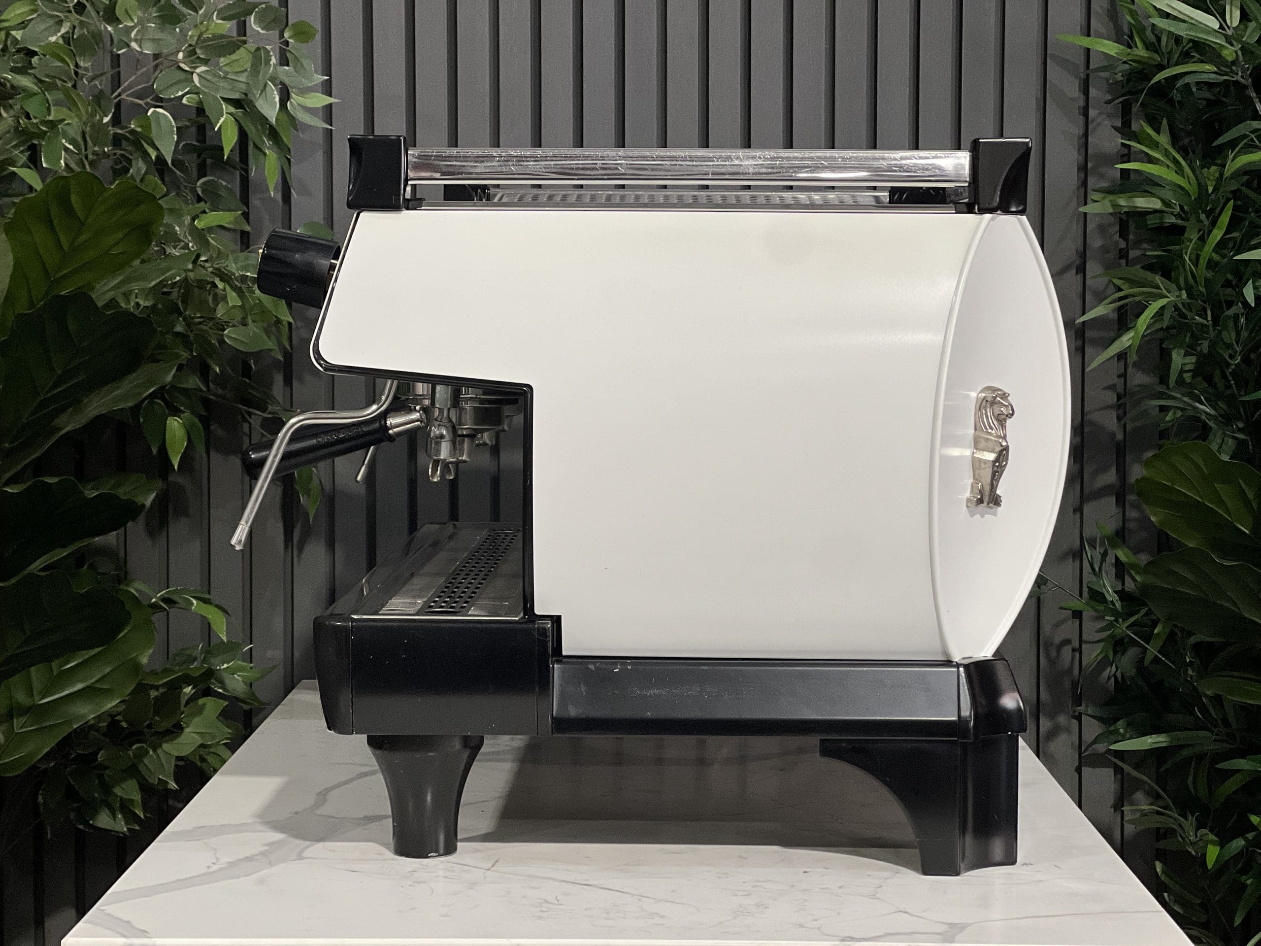 La Marzocco GB5 High Feet Full - 3 Group Commercial Espresso Machine - White