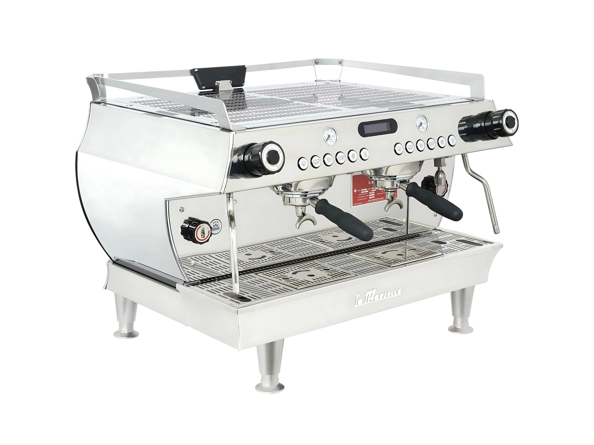 La Marzocco GB5 X ABR High Feet - 2 Group Commercial Espresso Machine - Stainless