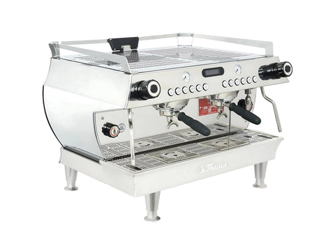 La Marzocco GB5 X ABR High Feet - 2 Group Commercial Espresso Machine - Stainless