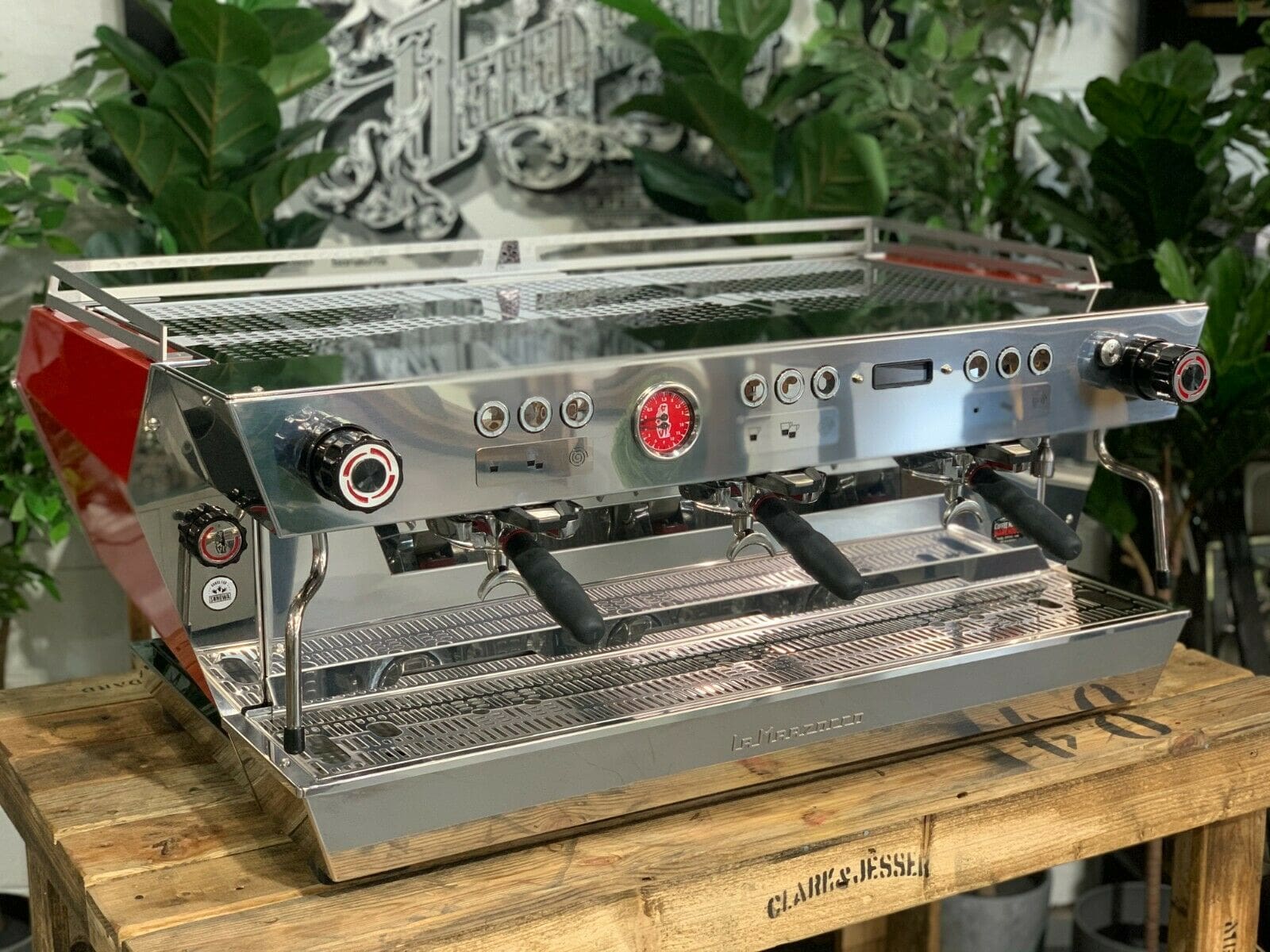 La Marzocco KB90 - 3 Group Commercial Espresso Machine - Red