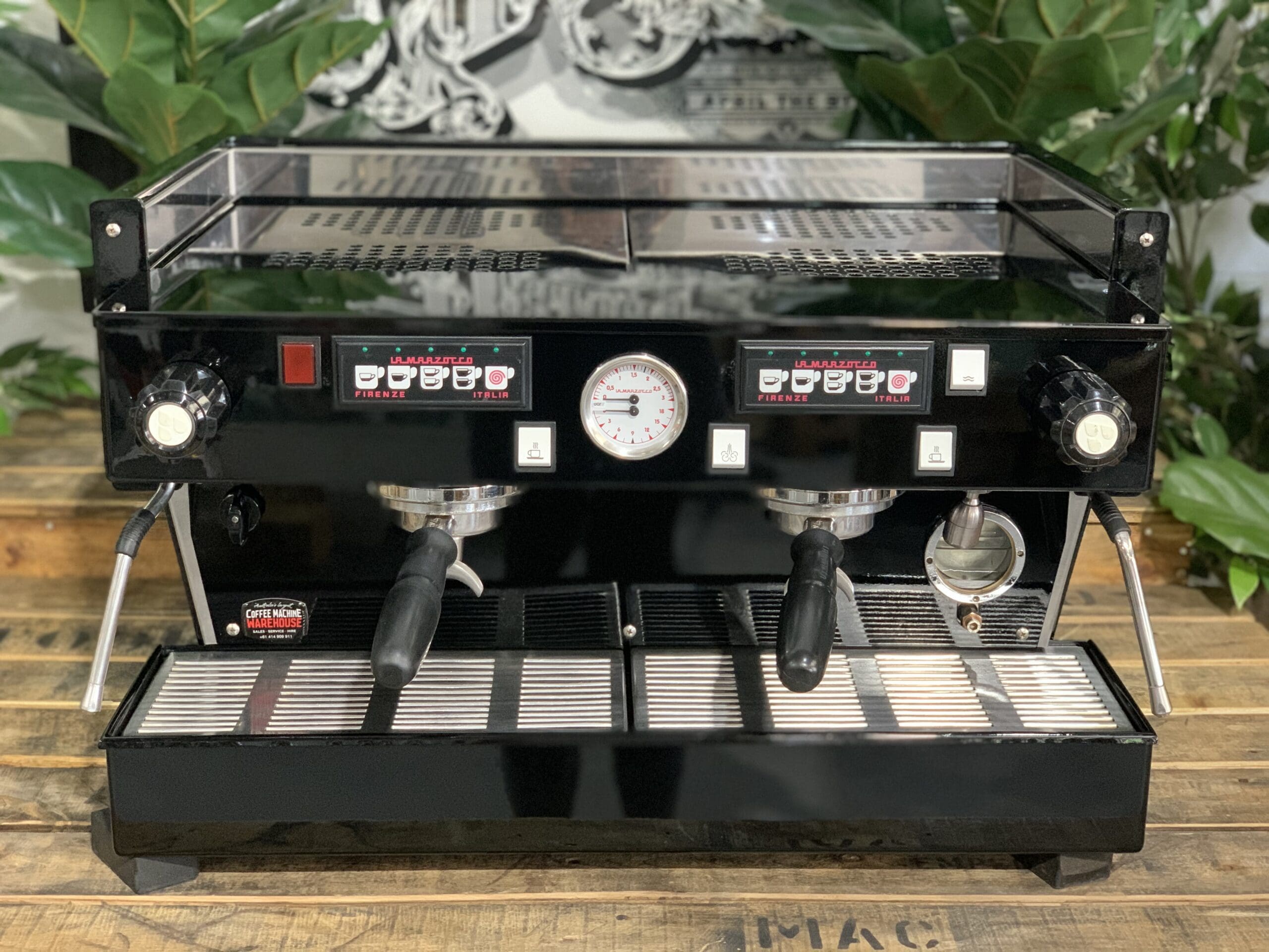 La Marzocco Linea Classic Custom Gloss - 2 Group Commercial Espresso Machine - Black
