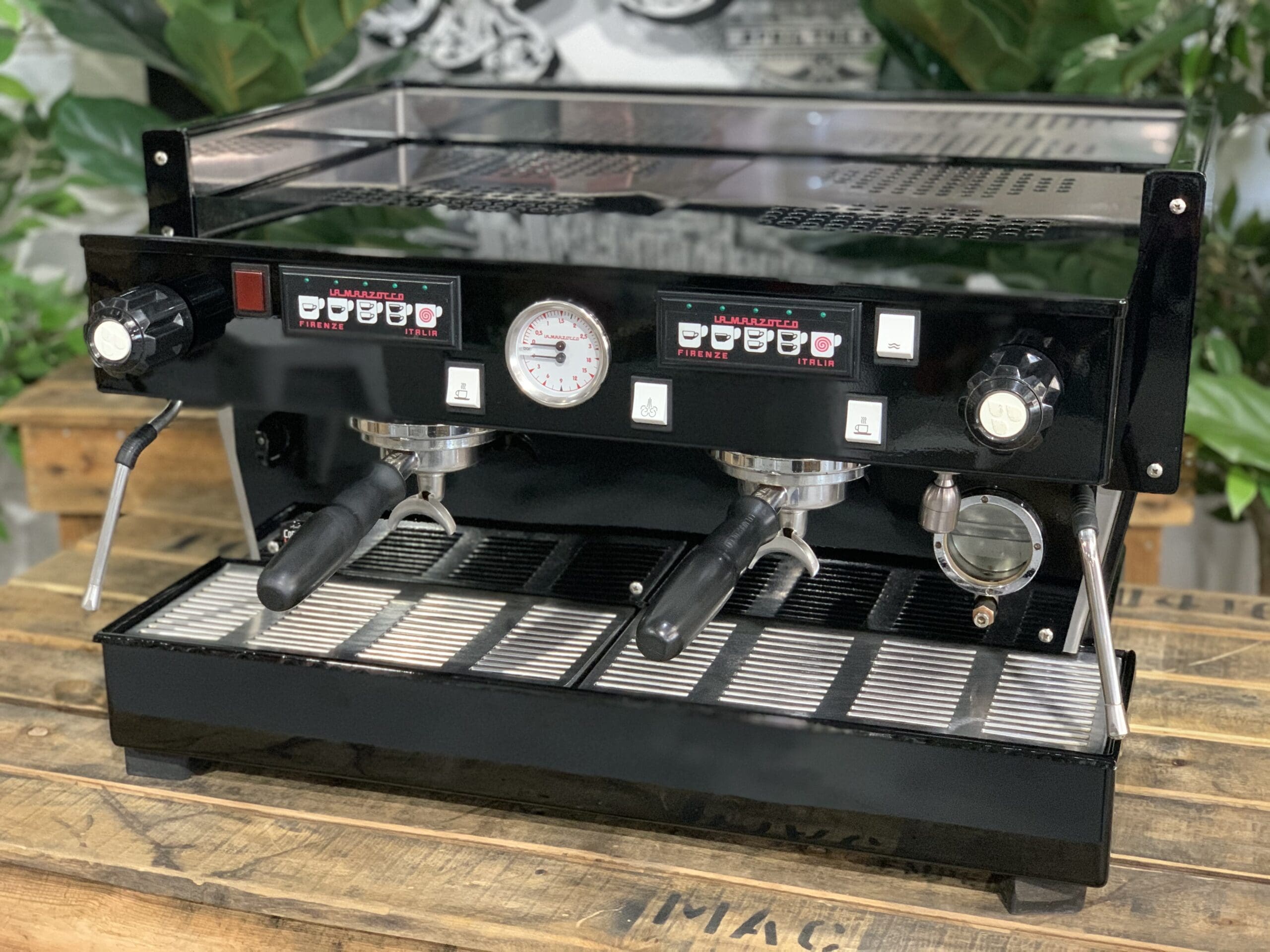 La Marzocco Linea Classic Custom Gloss - 2 Group Commercial Espresso Machine - Black