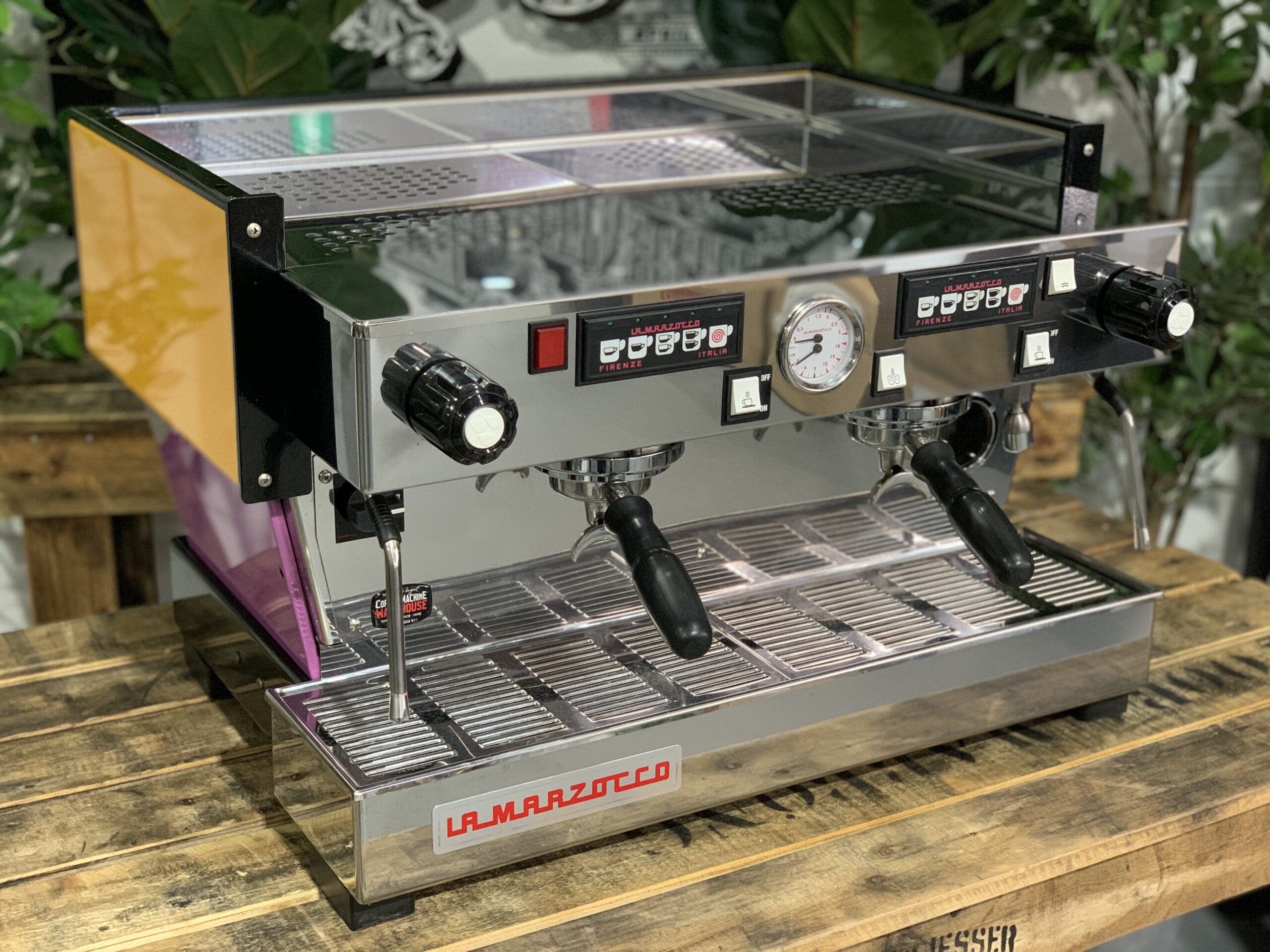 La Marzocco Linea Classic Purple - 2 Group Commercial Espresso Machine - Orange