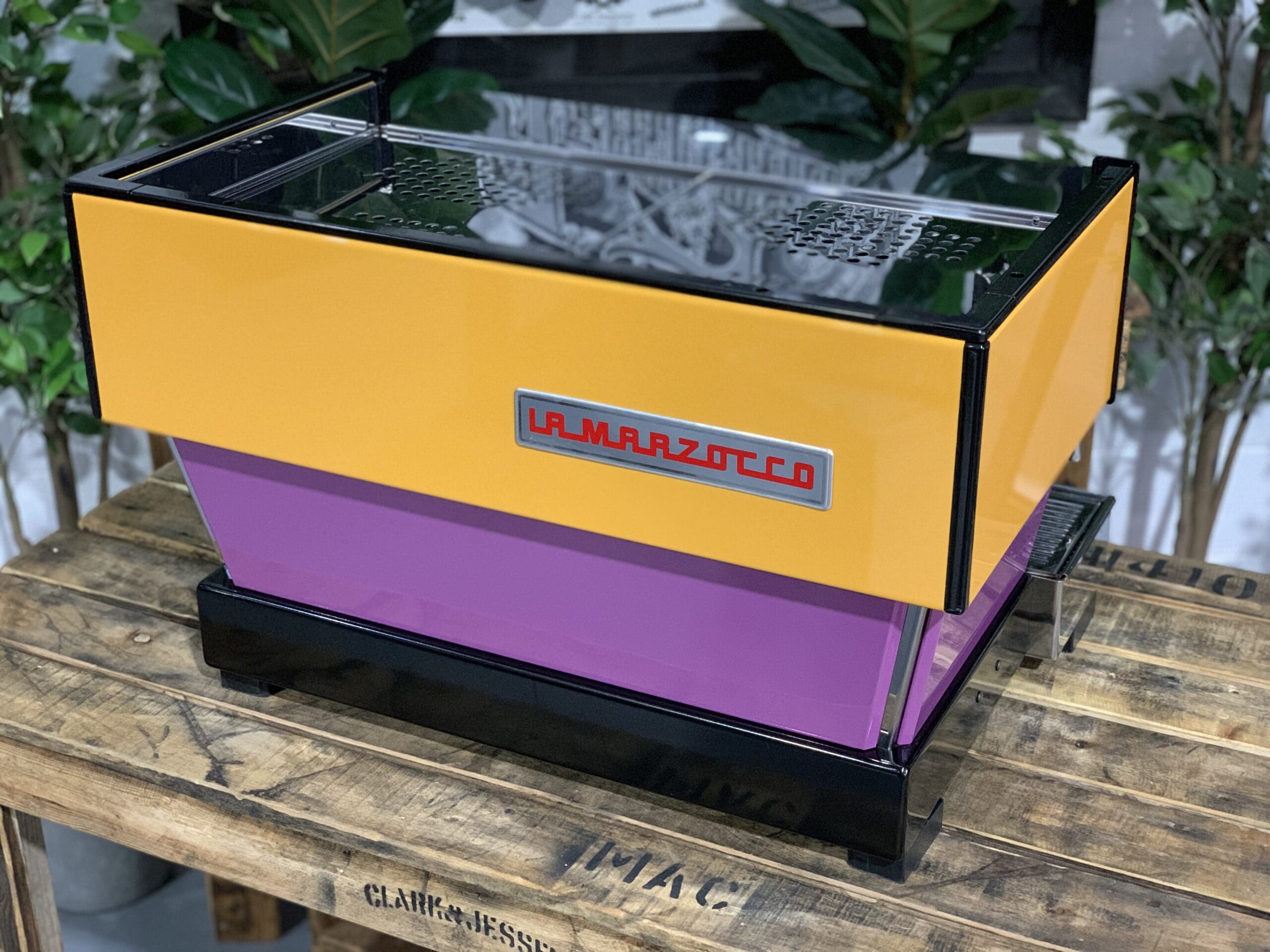 La Marzocco Linea Classic Purple - 2 Group Commercial Espresso Machine - Orange
