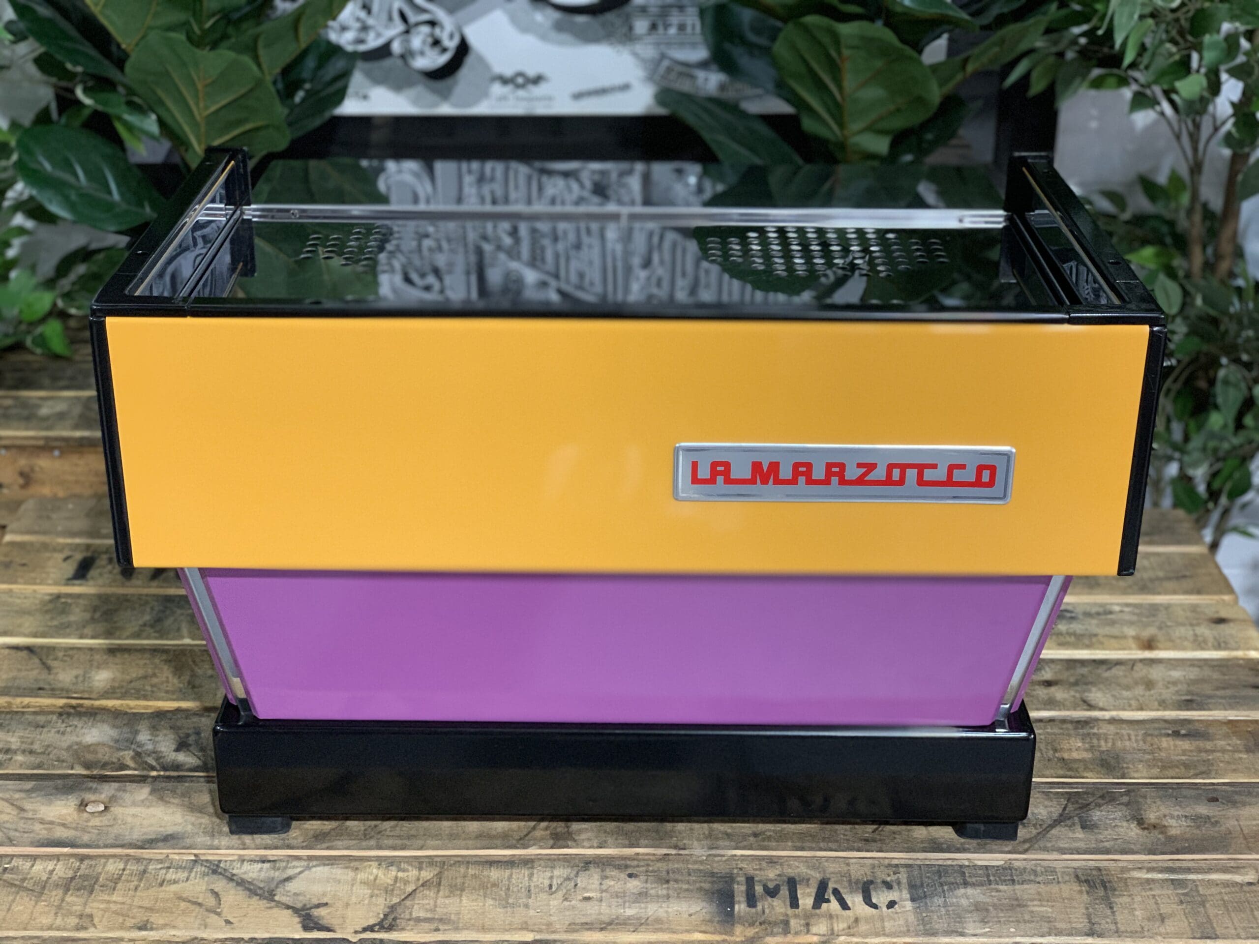 La Marzocco Linea Classic Purple - 2 Group Commercial Espresso Machine - Orange