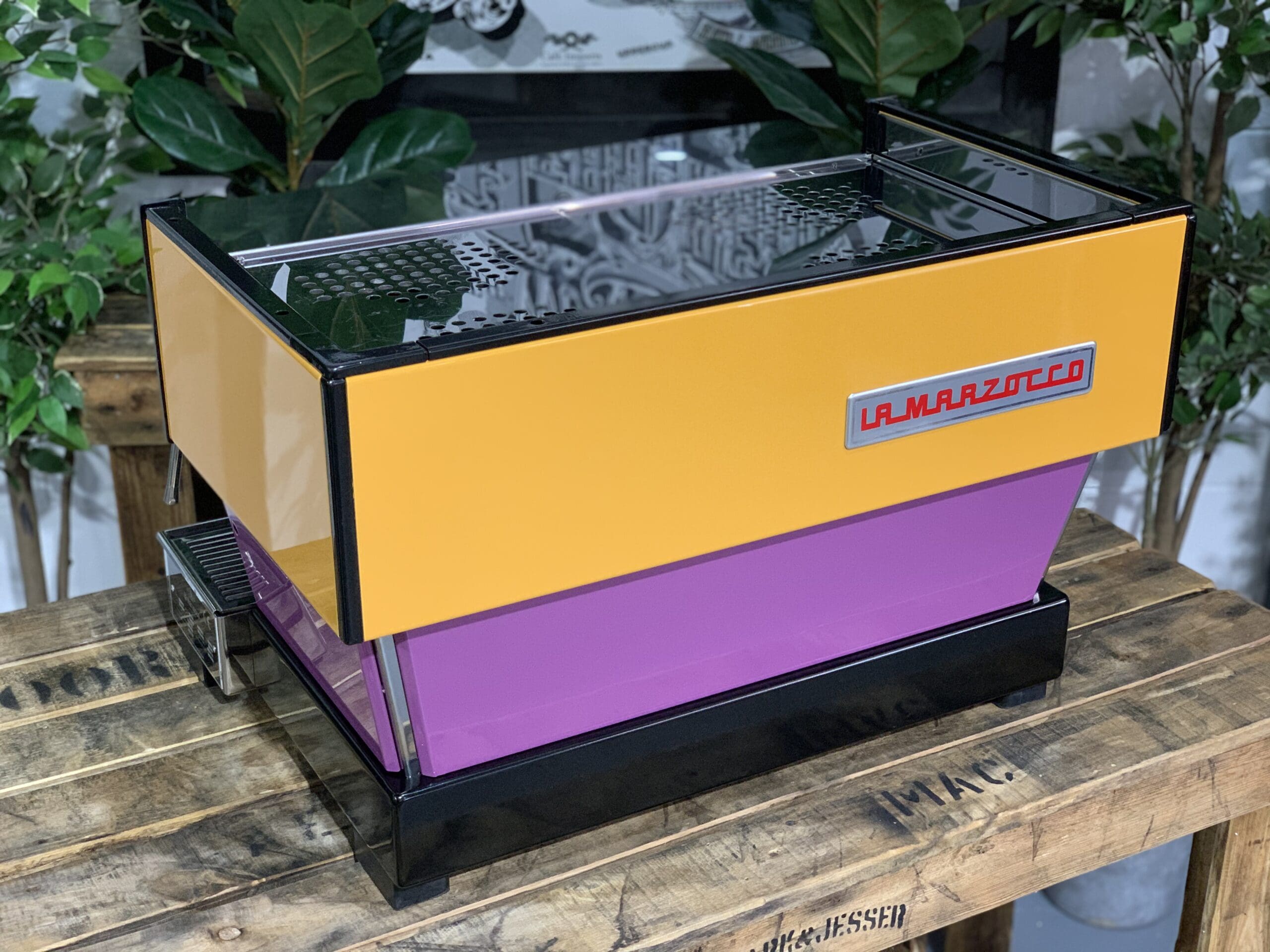 La Marzocco Linea Classic Purple - 2 Group Commercial Espresso Machine - Orange