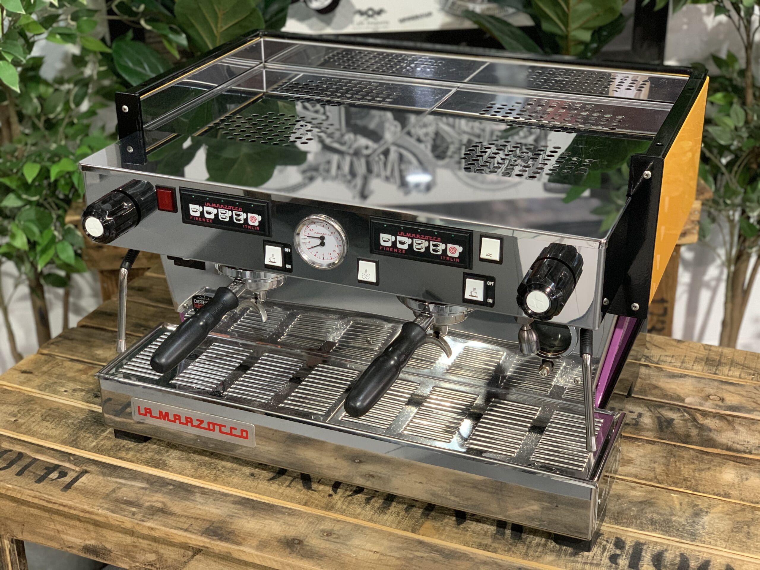 La Marzocco Linea Classic Purple - 2 Group Commercial Espresso Machine - Orange
