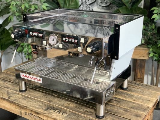 La Marzocco Linea High Feet - 2 Group Commercial Espresso Machine - White